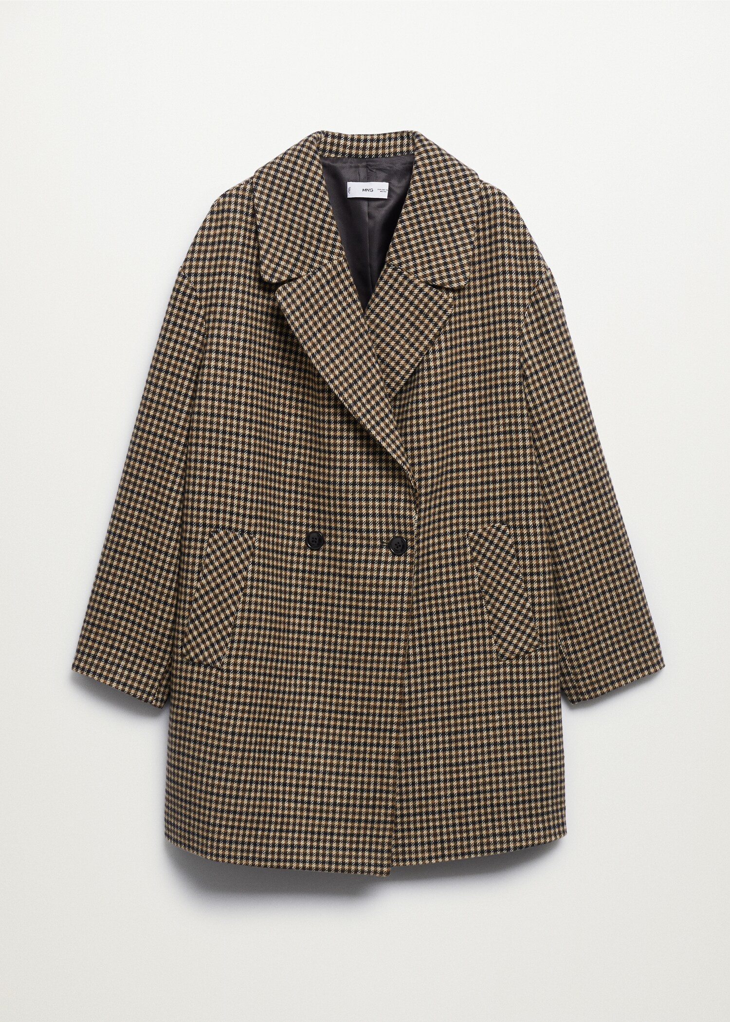 Manteau oversize à carreaux - Article sans modèle