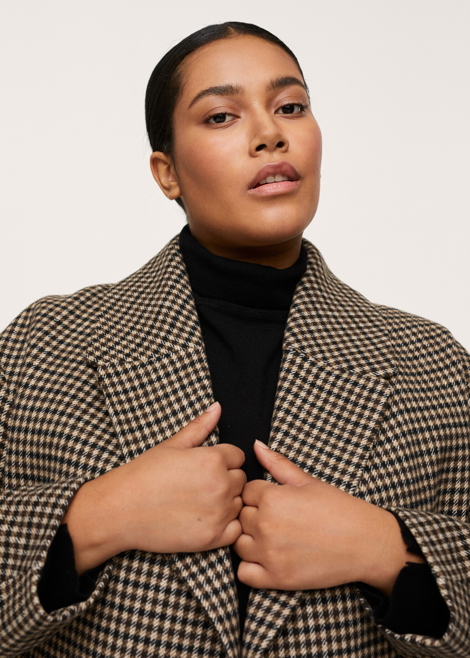 Manteau oversize à carreaux - Détail de l'article 1