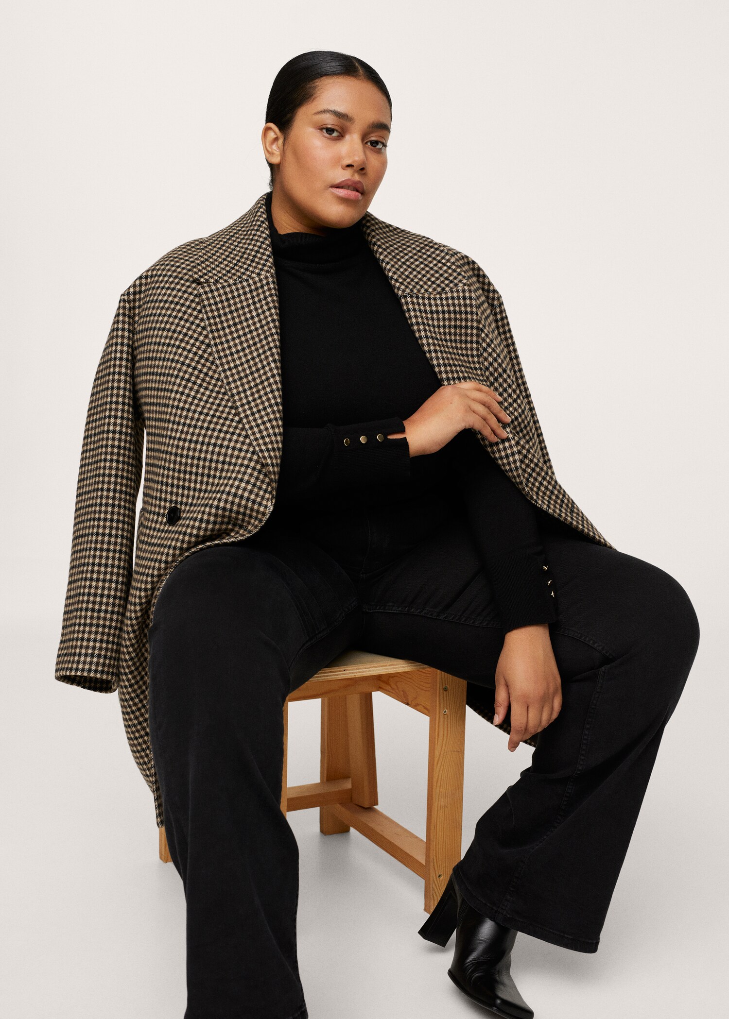 Manteau oversize à carreaux - Détail de l'article 2