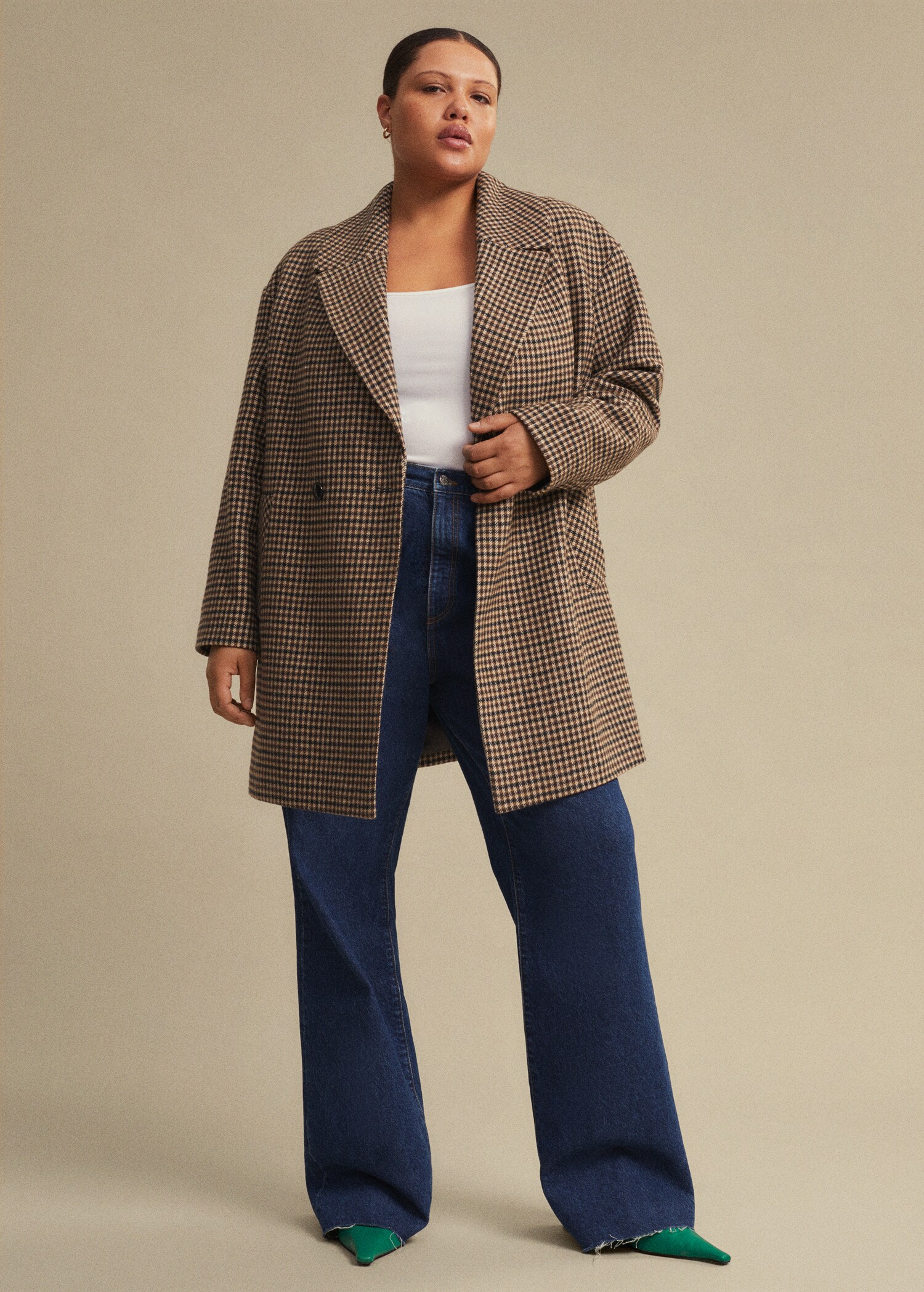 Manteau oversize à carreaux - Détail de l'article 6