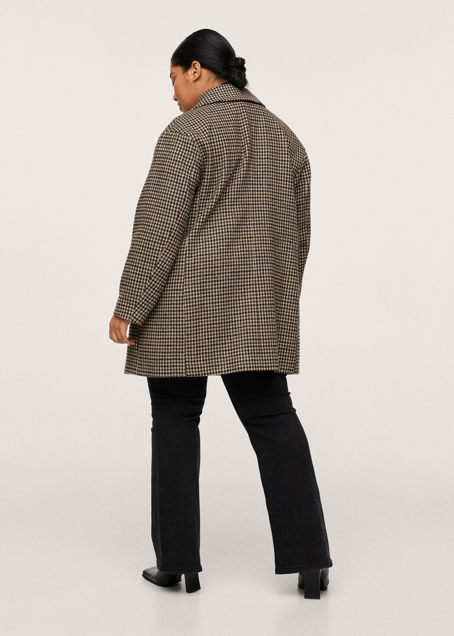 Manteau oversize à carreaux - Verso de l’article