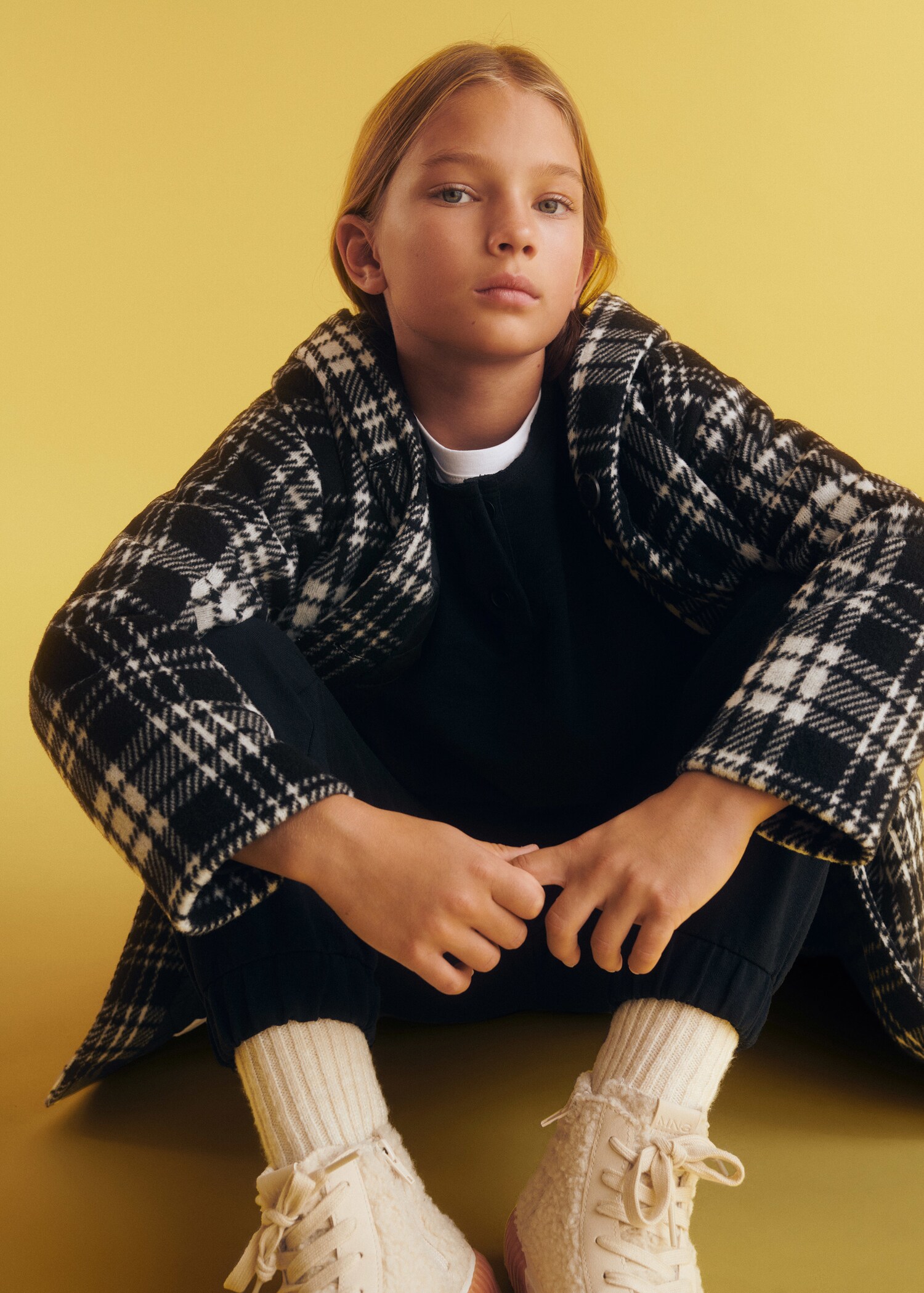 Check padded coat - Details of the article 6