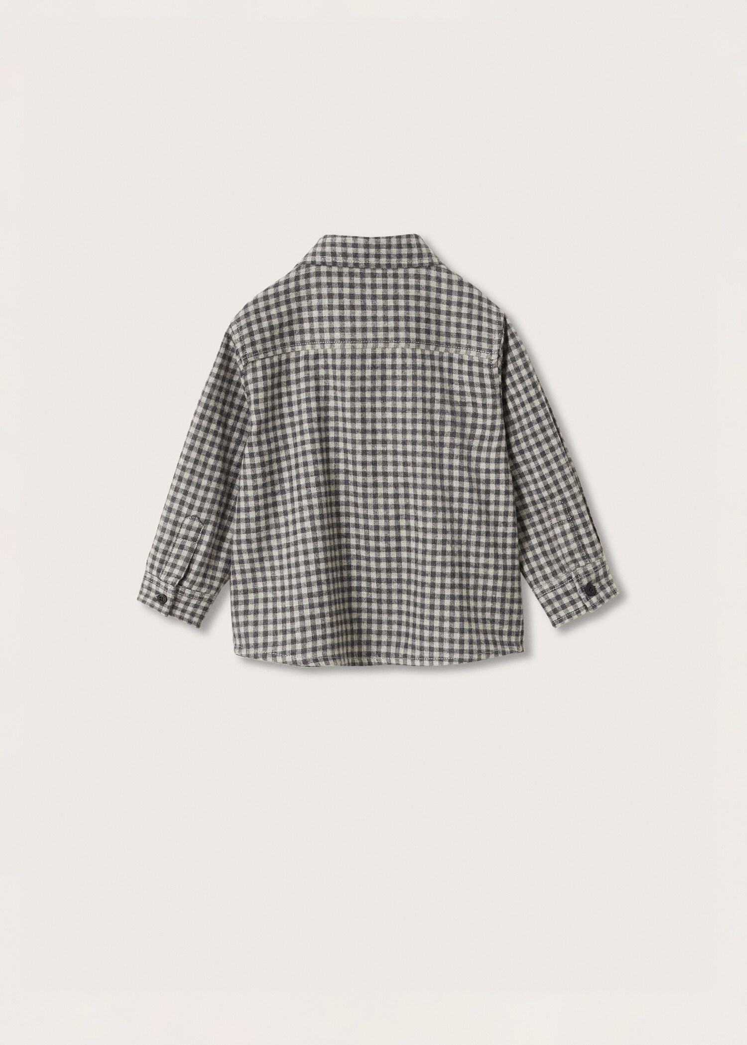 Camisa franela cuadros - Reverso del artículo