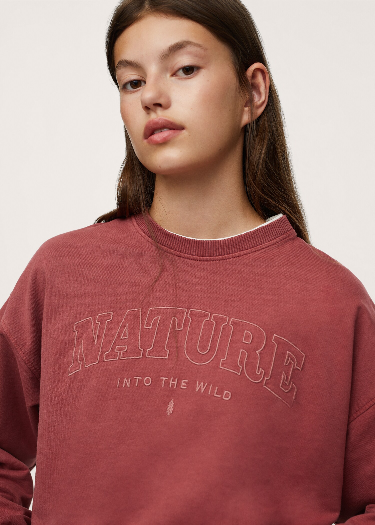 Sudadera mensaje bordado - Detalle del artículo 1