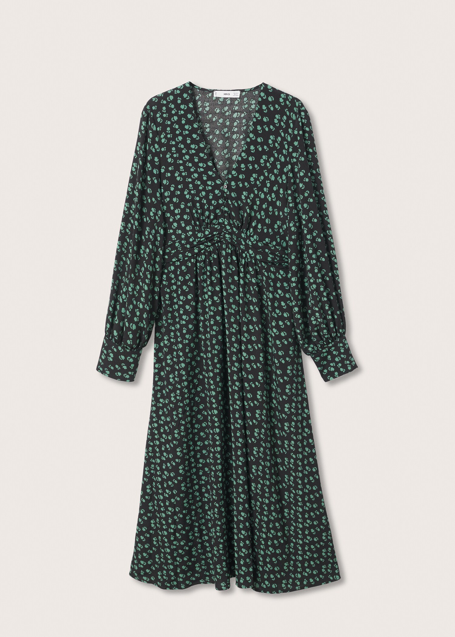 Robe midi imprimée - Article sans modèle