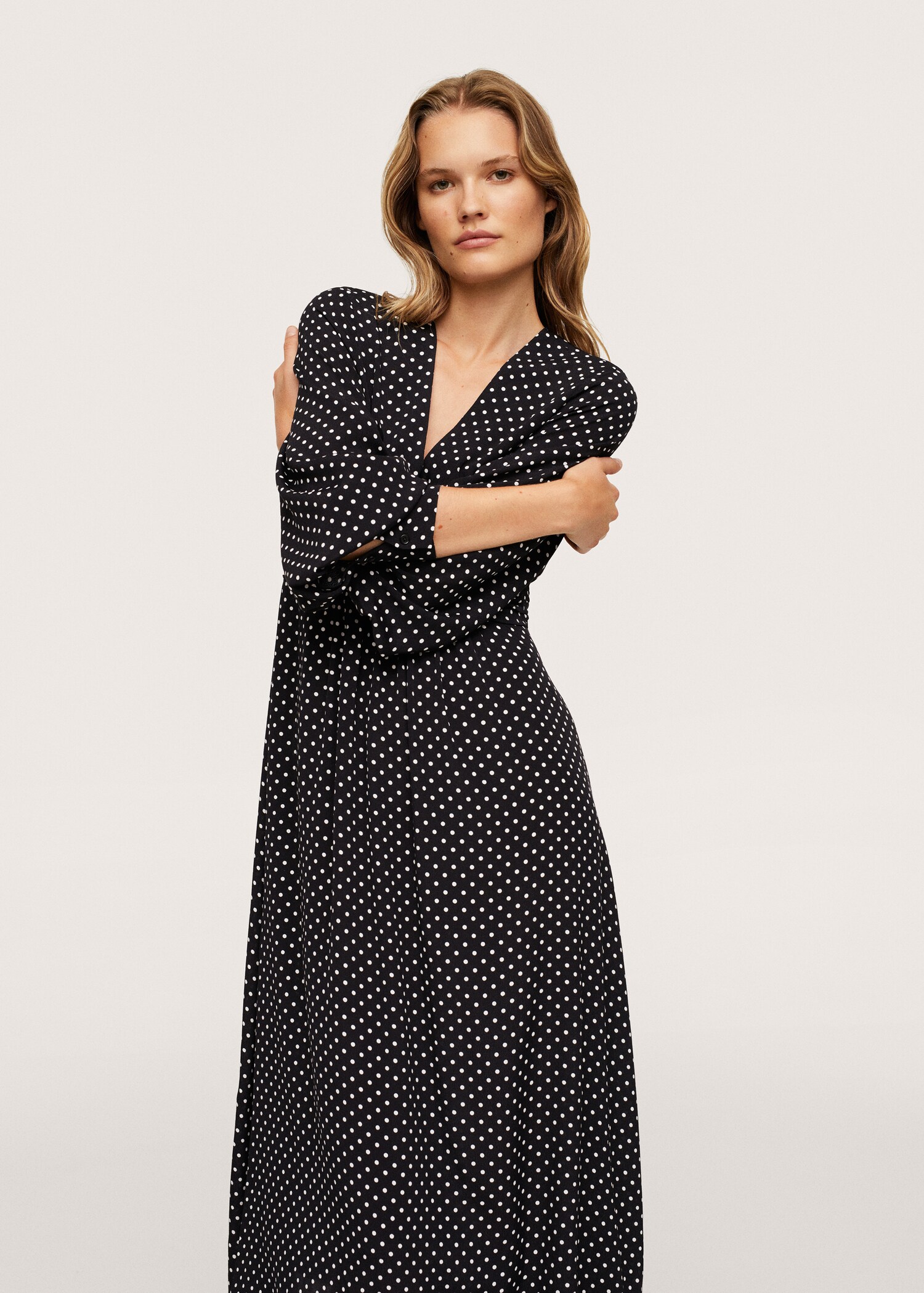 Robe midi imprimée - Plan moyen
