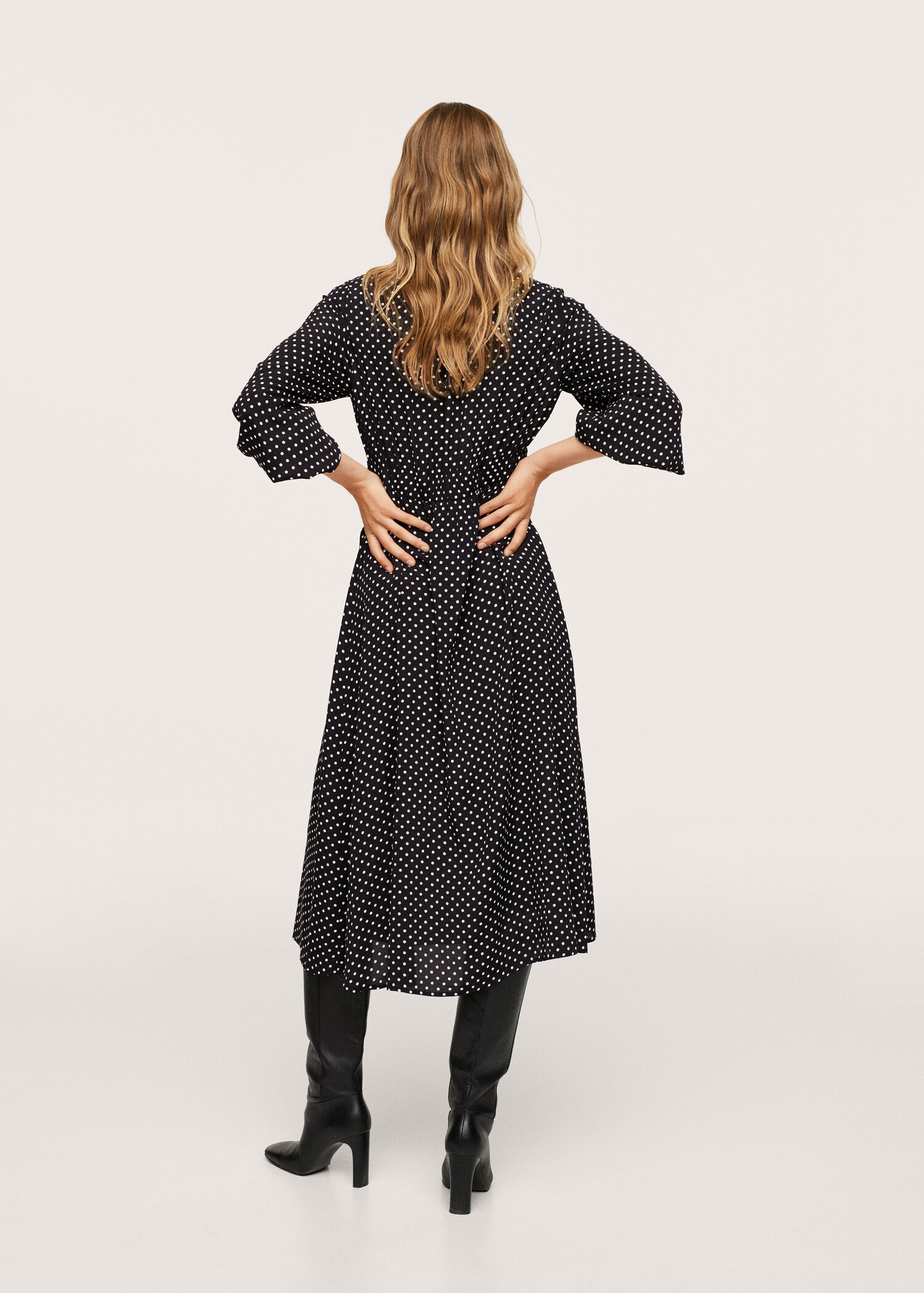 Robe midi imprimée - Verso de l’article