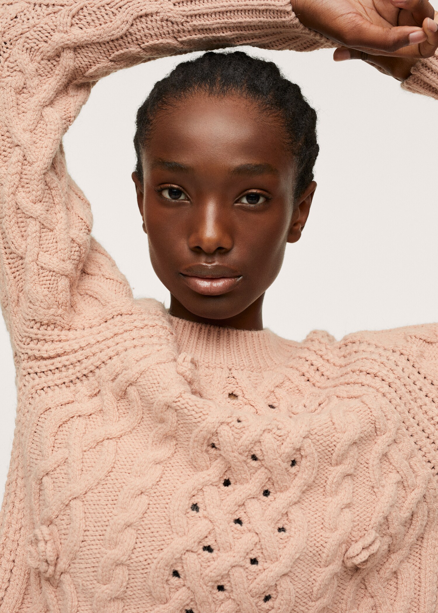 Cable-knit sweater - Details of the article 2