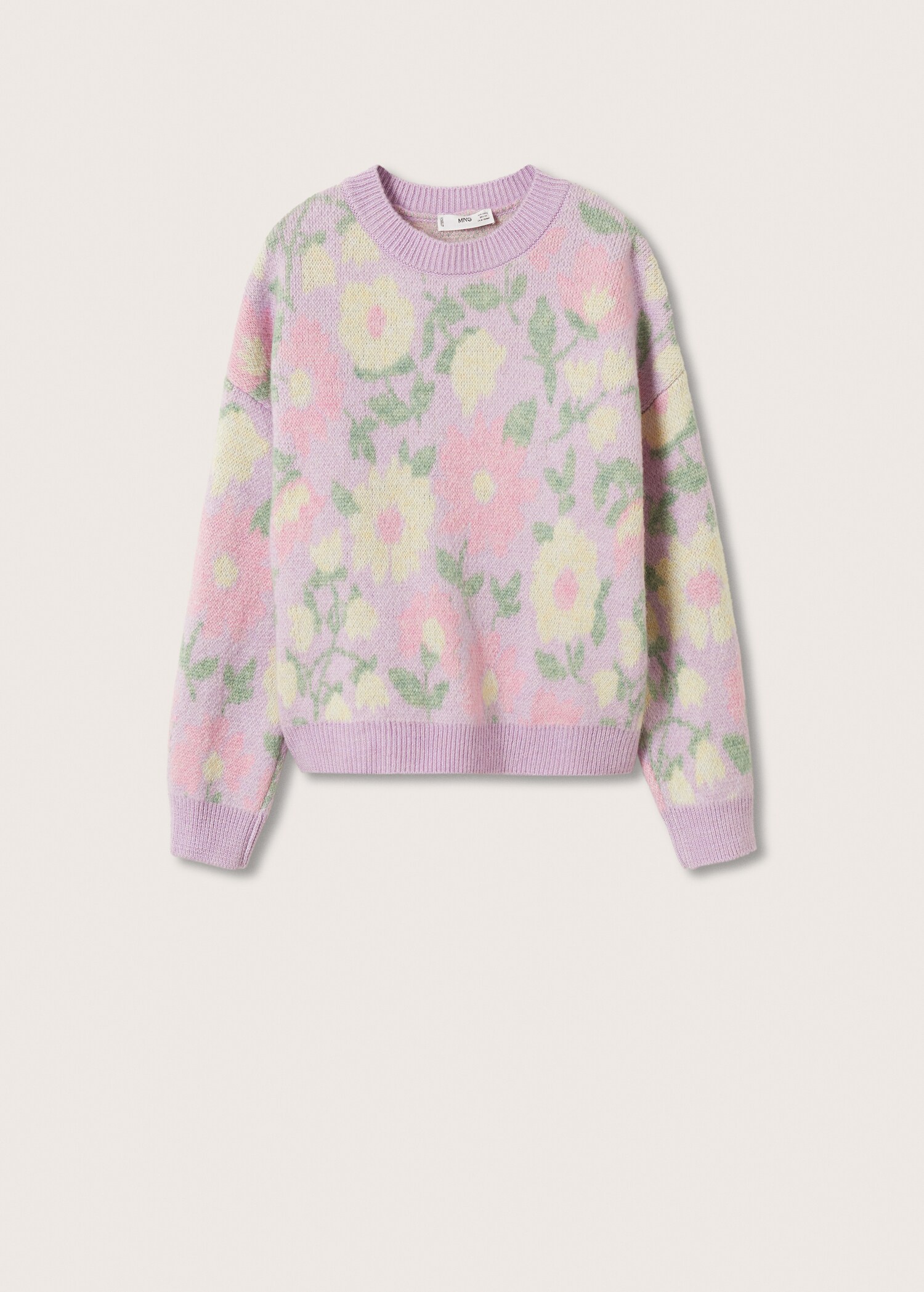 Flowers knit sweater - Article without model