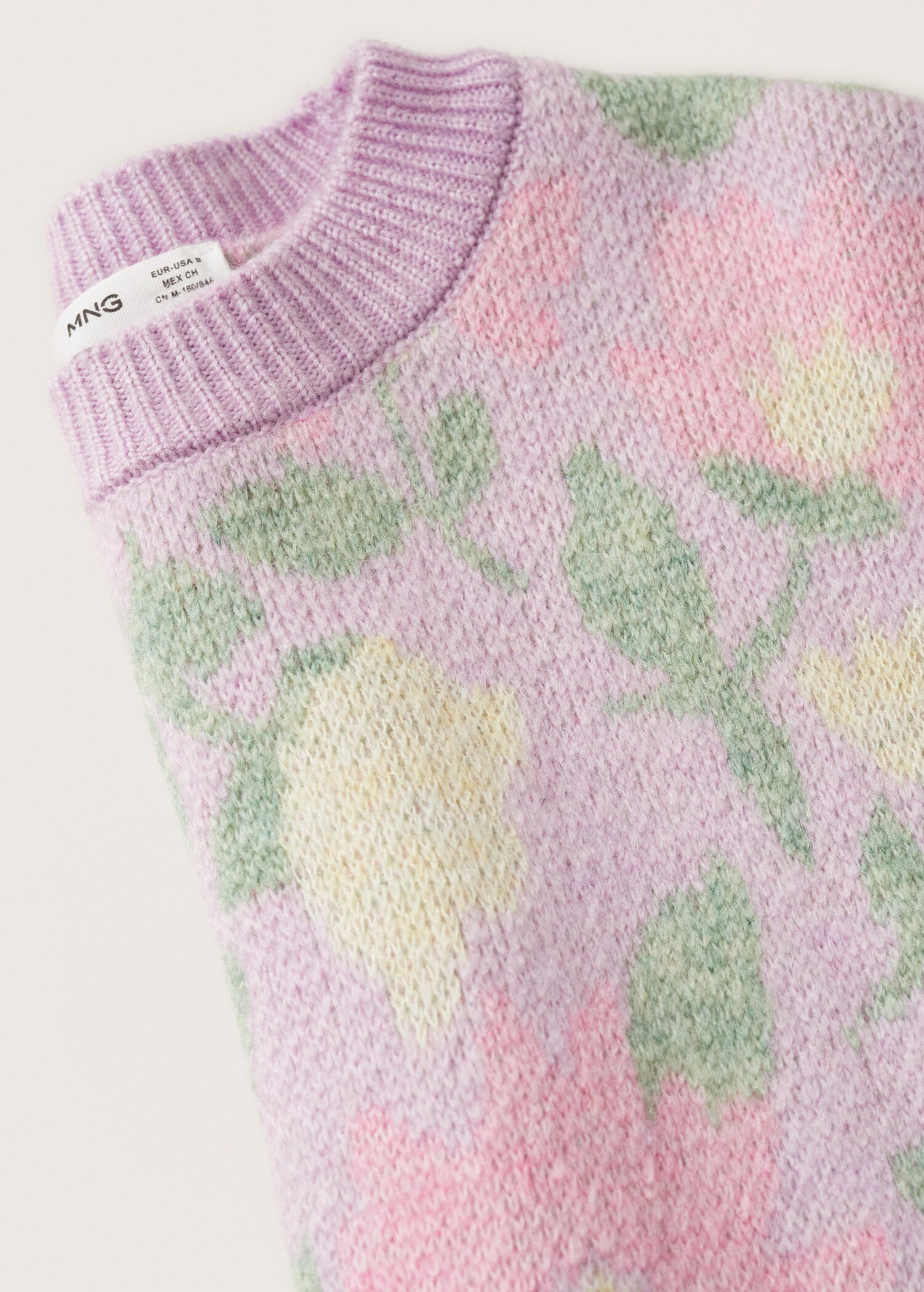 Flowers knit sweater - Details of the article 8