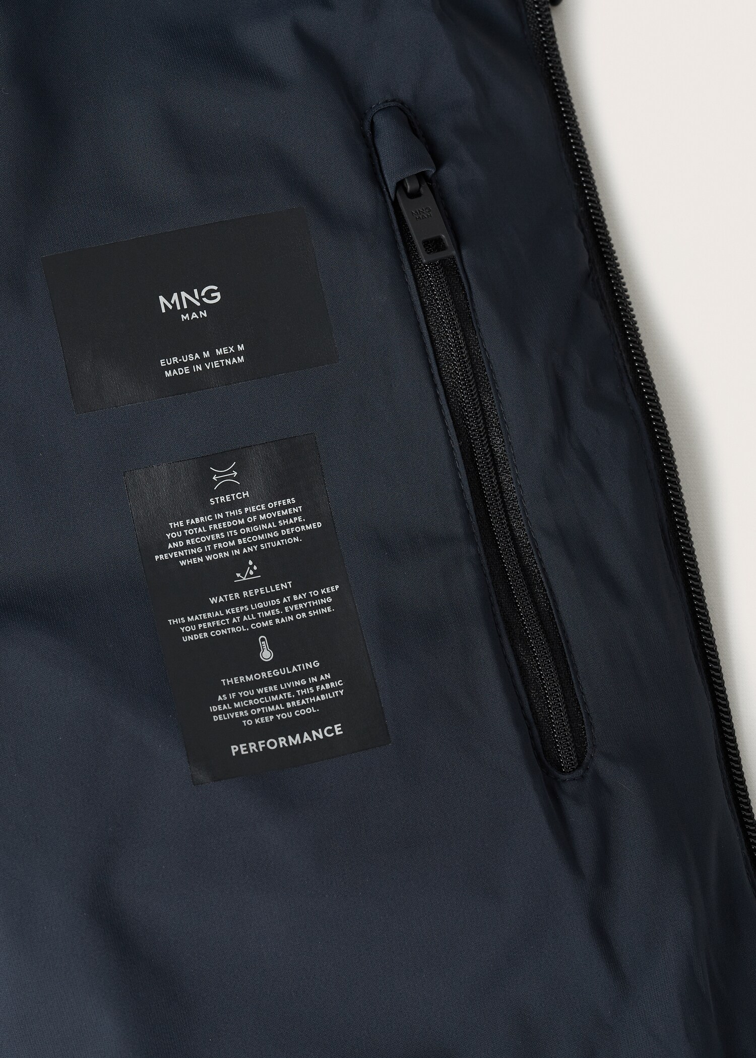 Termoregulační prošívaný anorak - Detail zboží 8