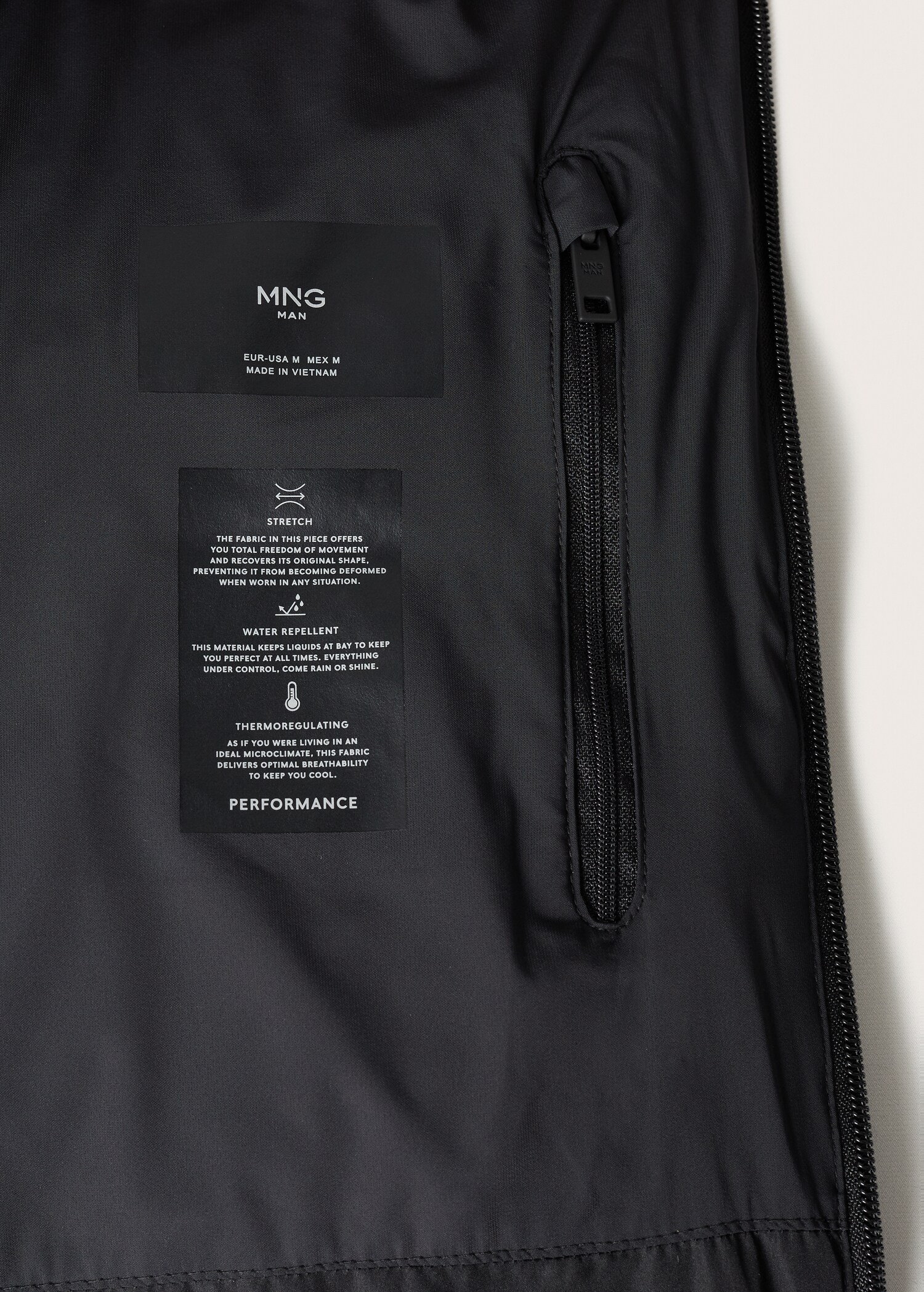 Termoregulační prošívaný anorak - Detail zboží 8