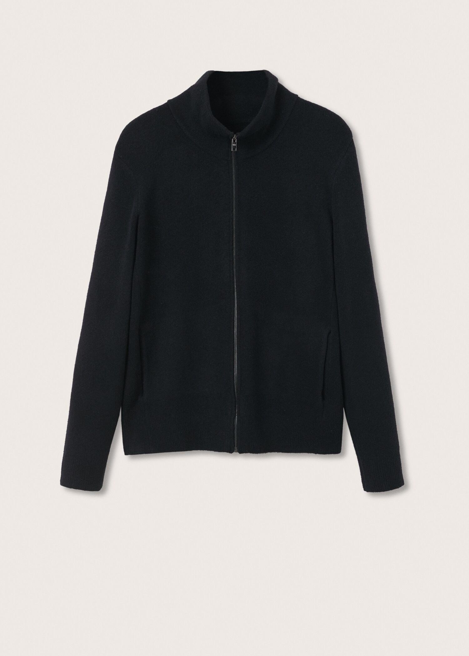 Kardigan se strukturou na zip - Zboží bez modelu