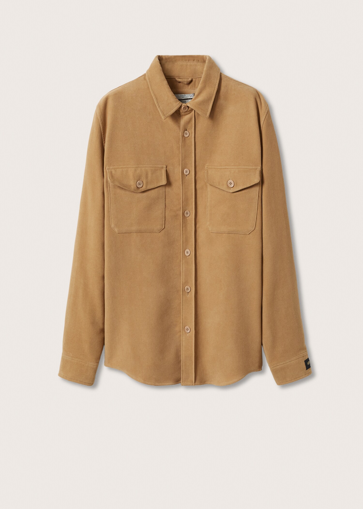 Sobrecamisa textura bolsillos - Artículo sin modelo