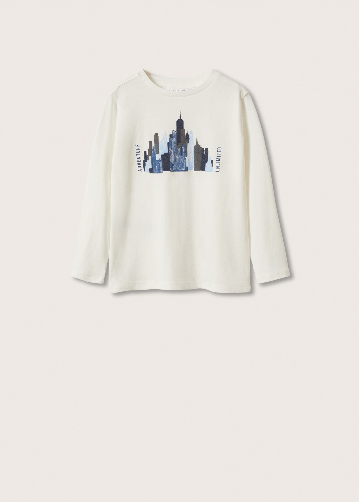 Camiseta manga larga estampada - Artículo sin modelo