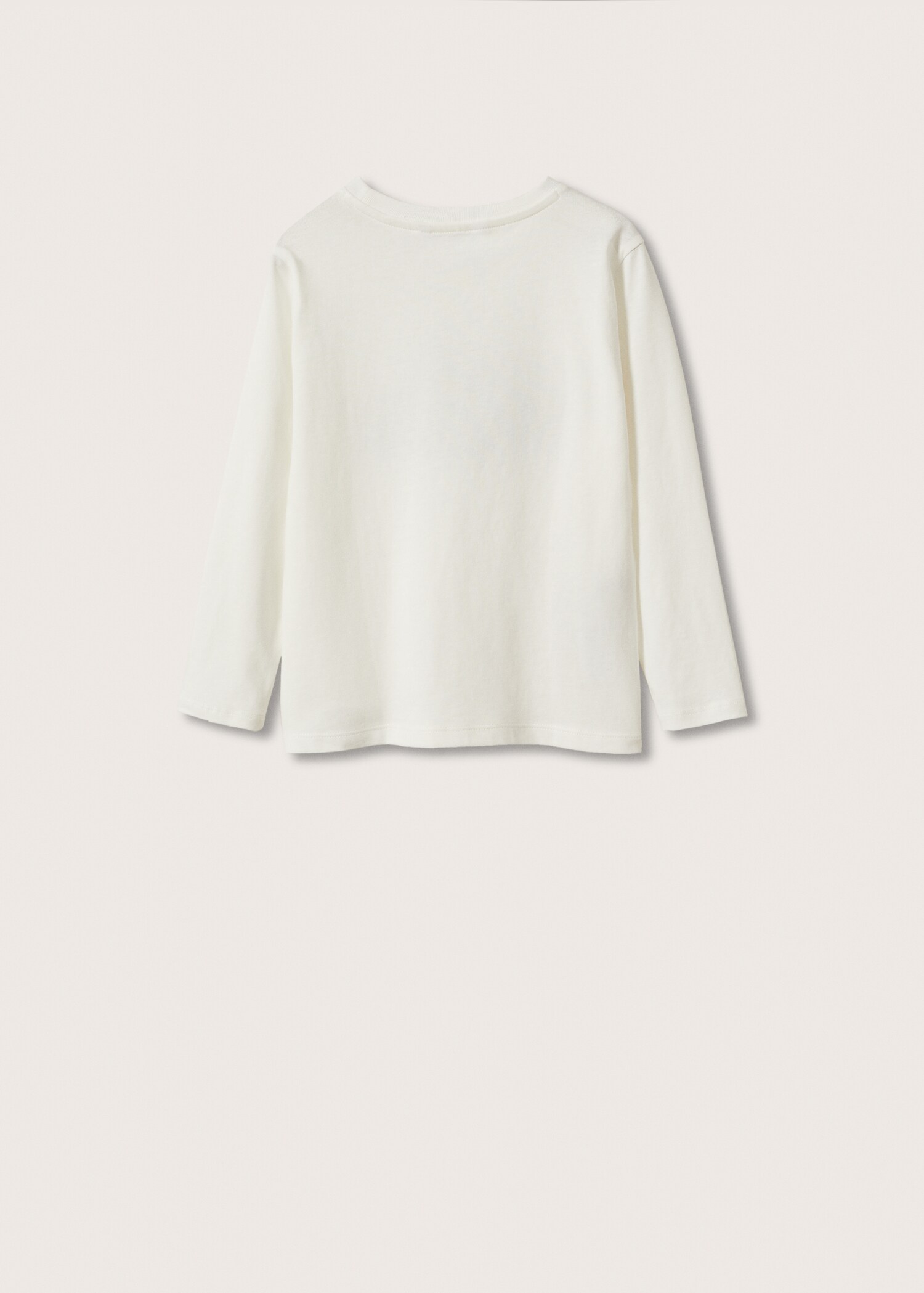 Camiseta manga larga estampada - Reverso del artículo