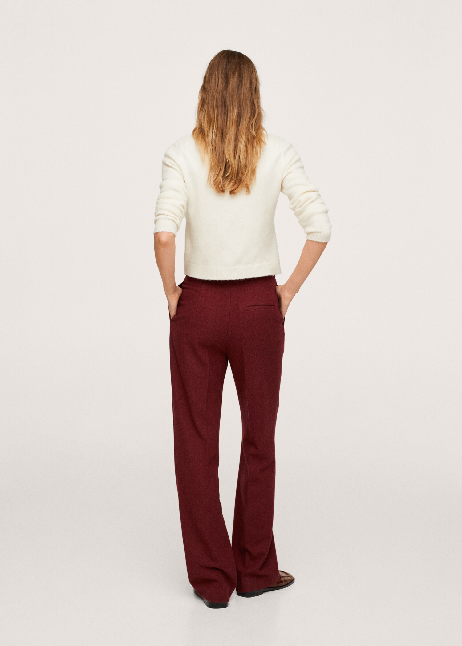 Pantalón traje lana - Reverso del artículo