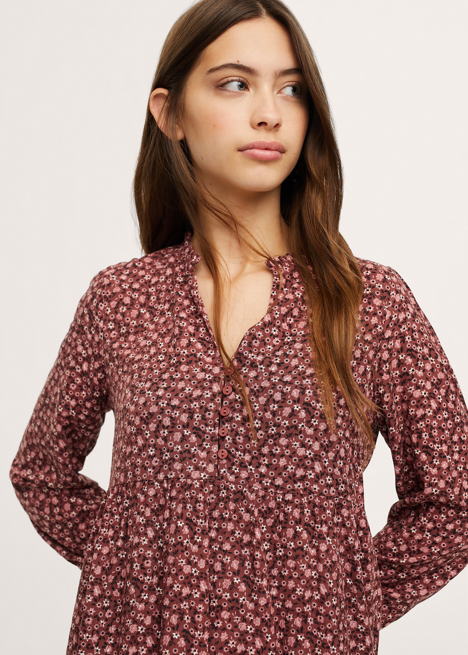 Vestido estampado floral - Detalle del artículo 1