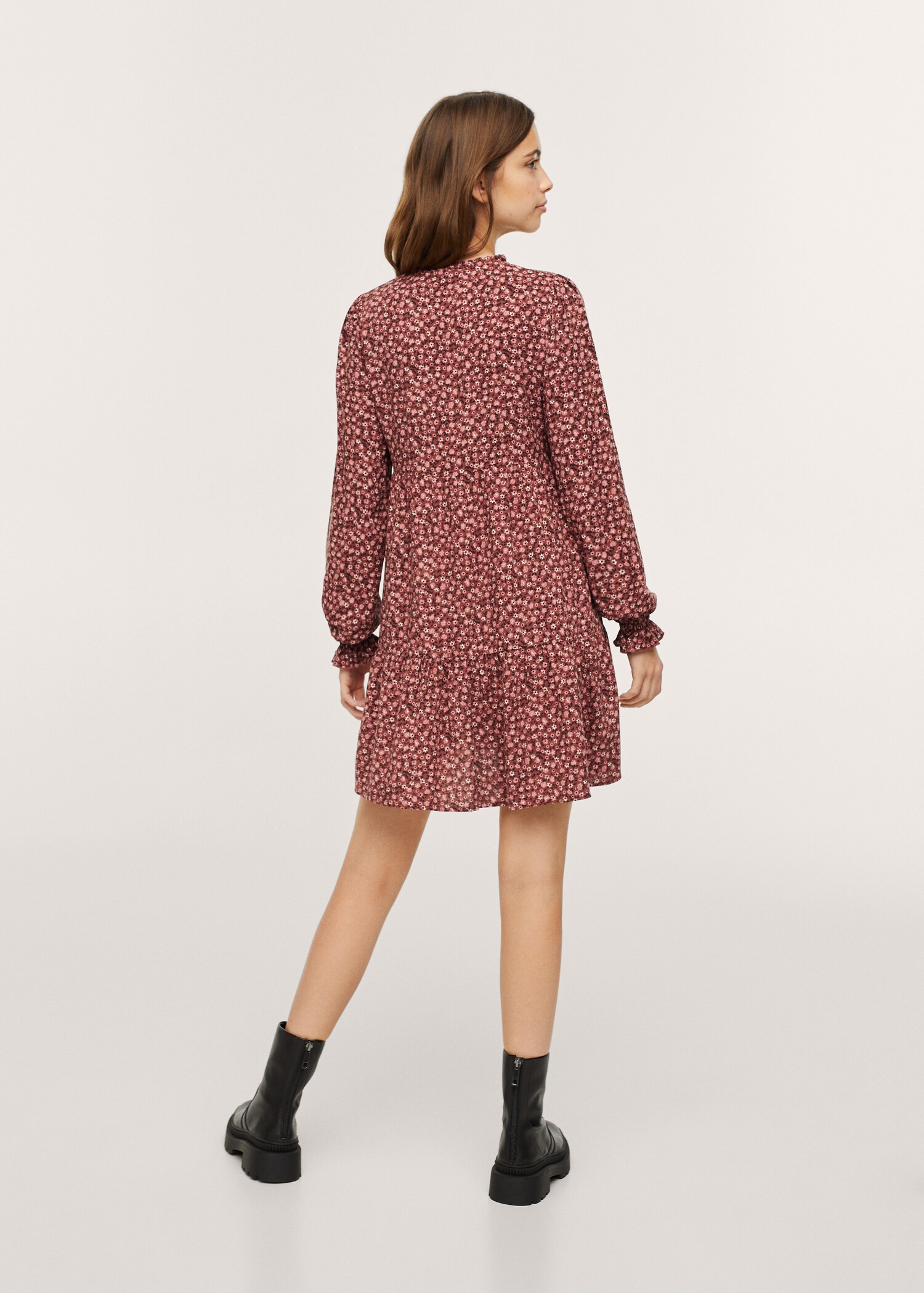 Vestido estampado floral - Reverso del artículo