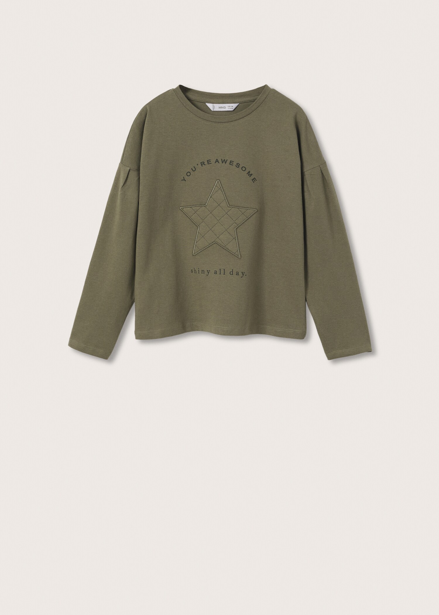 Camiseta manga larga mensaje - Artículo sin modelo