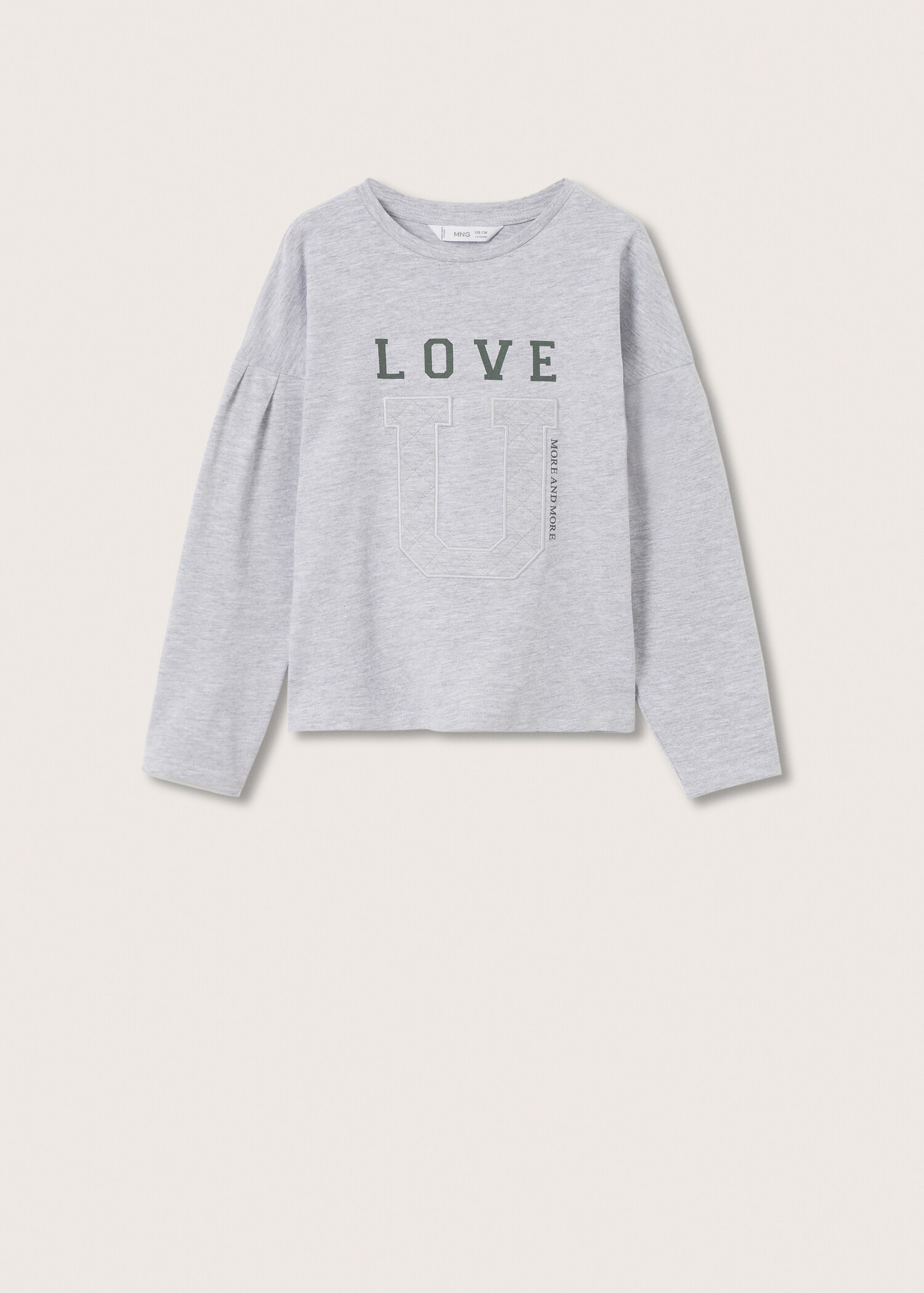 Camiseta manga larga mensaje - Artículo sin modelo