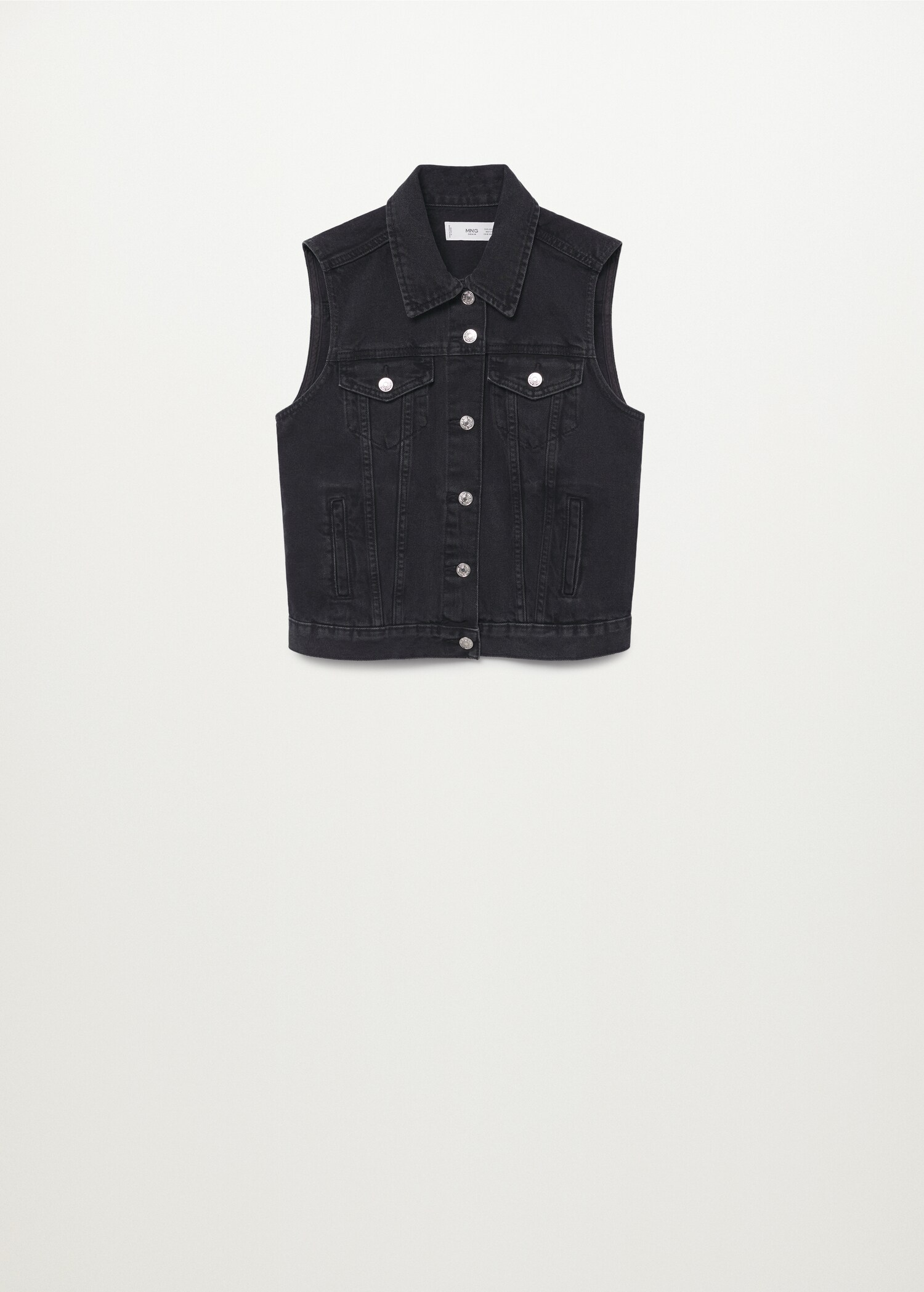 Chaleco denim bolsillos - Artículo sin modelo