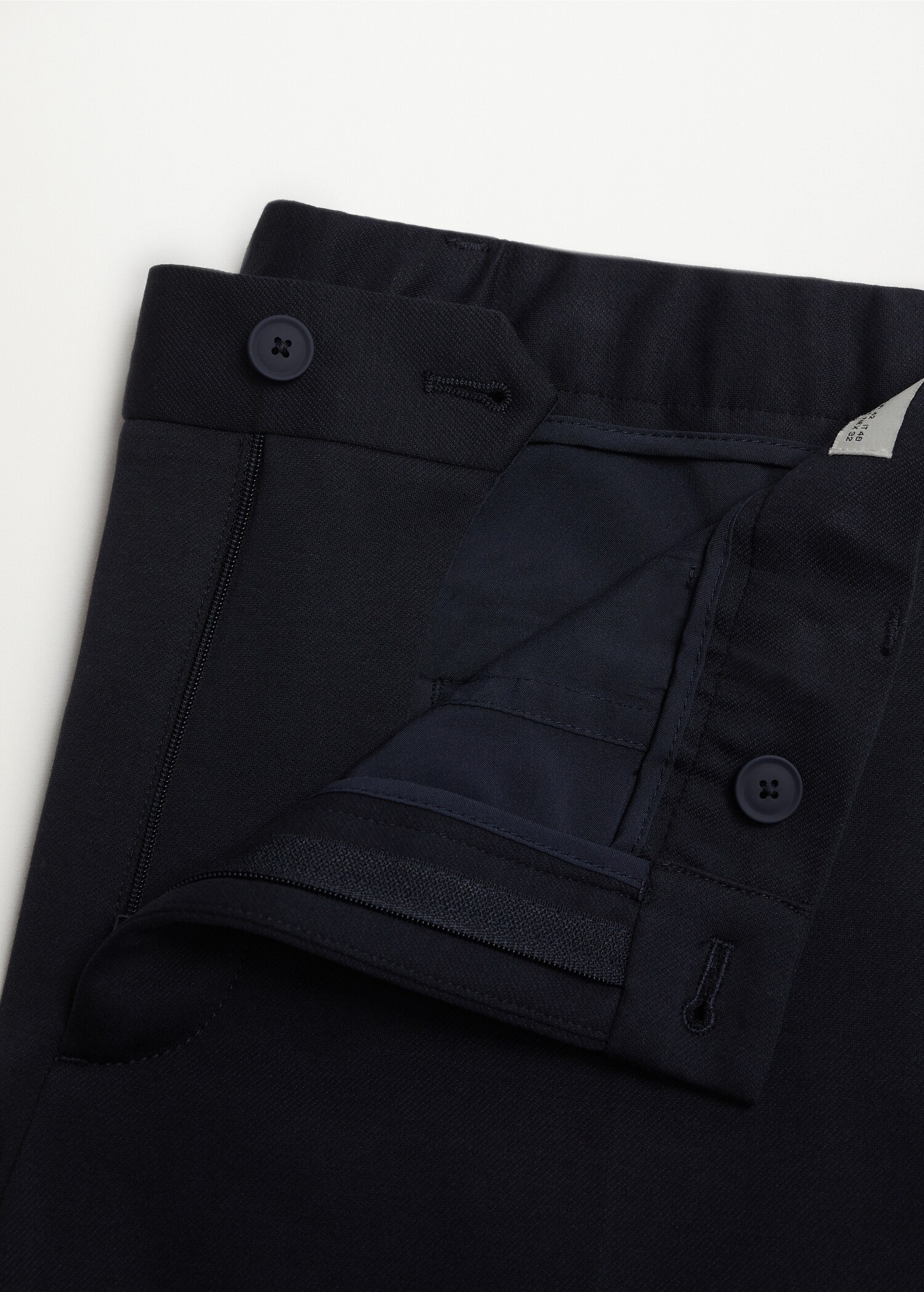 Bavlněné oblekové kalhoty slim fit - Detail zboží 8