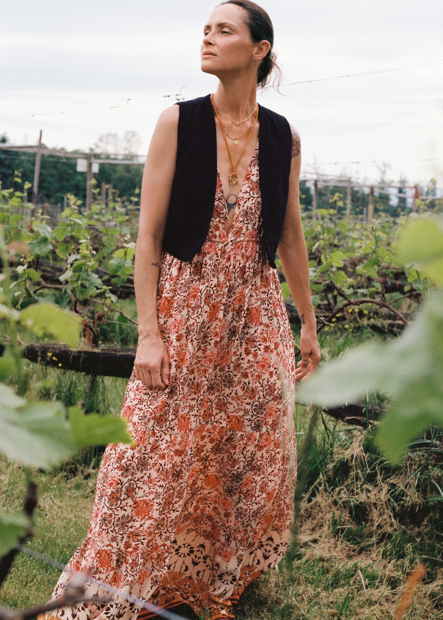Vestido fluido estampado - Detalle del artículo 5