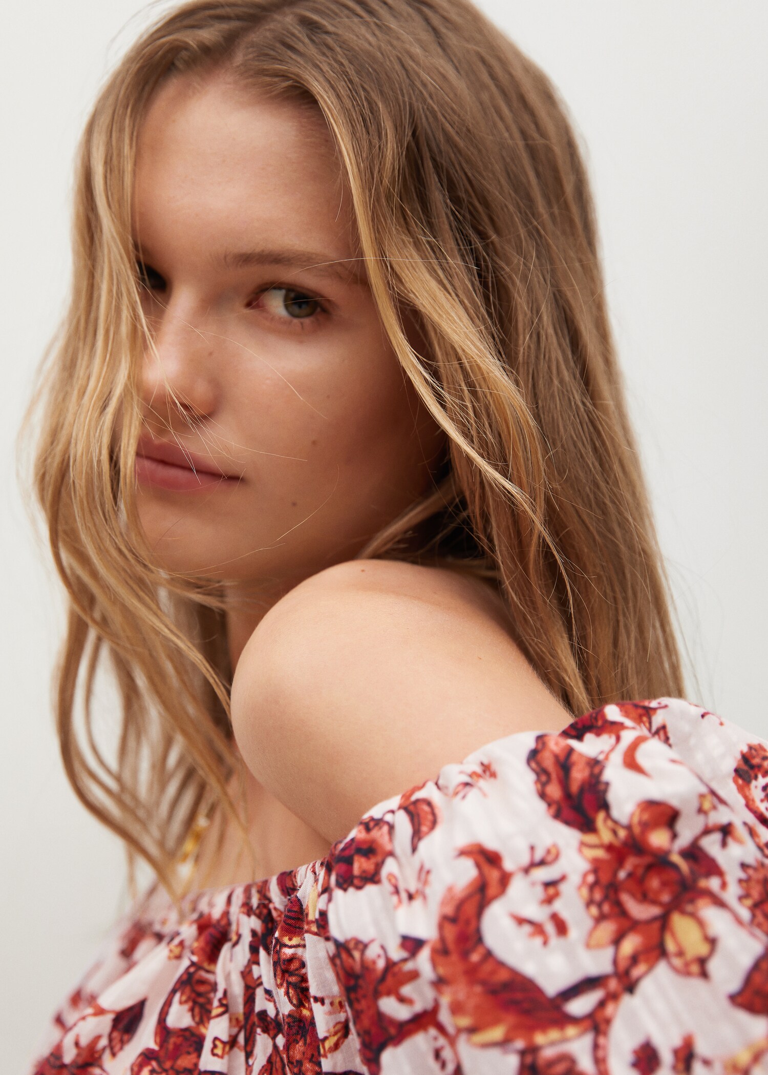 Printed cotton top - Details of the article 1