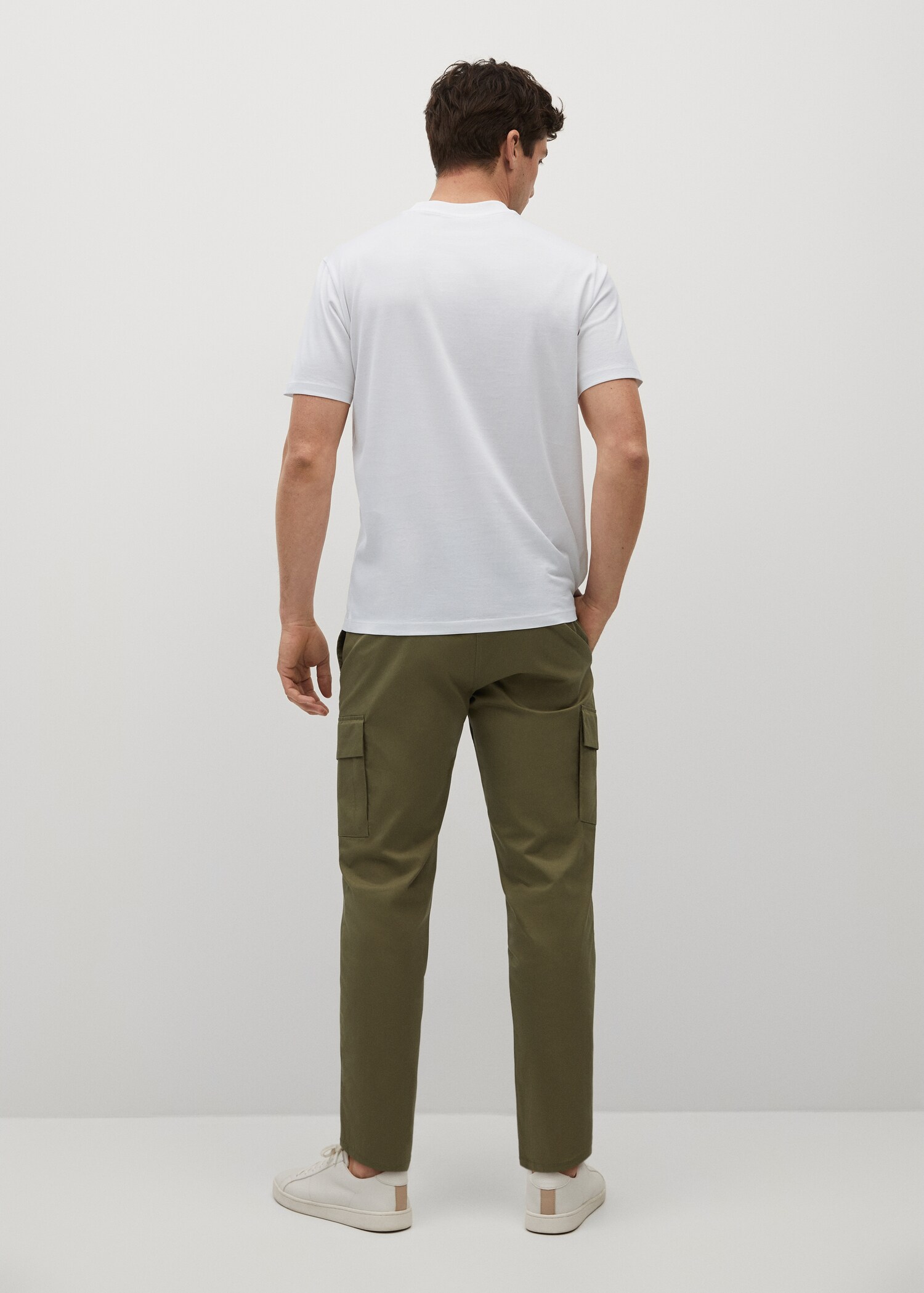 Camiseta regular fit mercerizada - Reverso del artículo