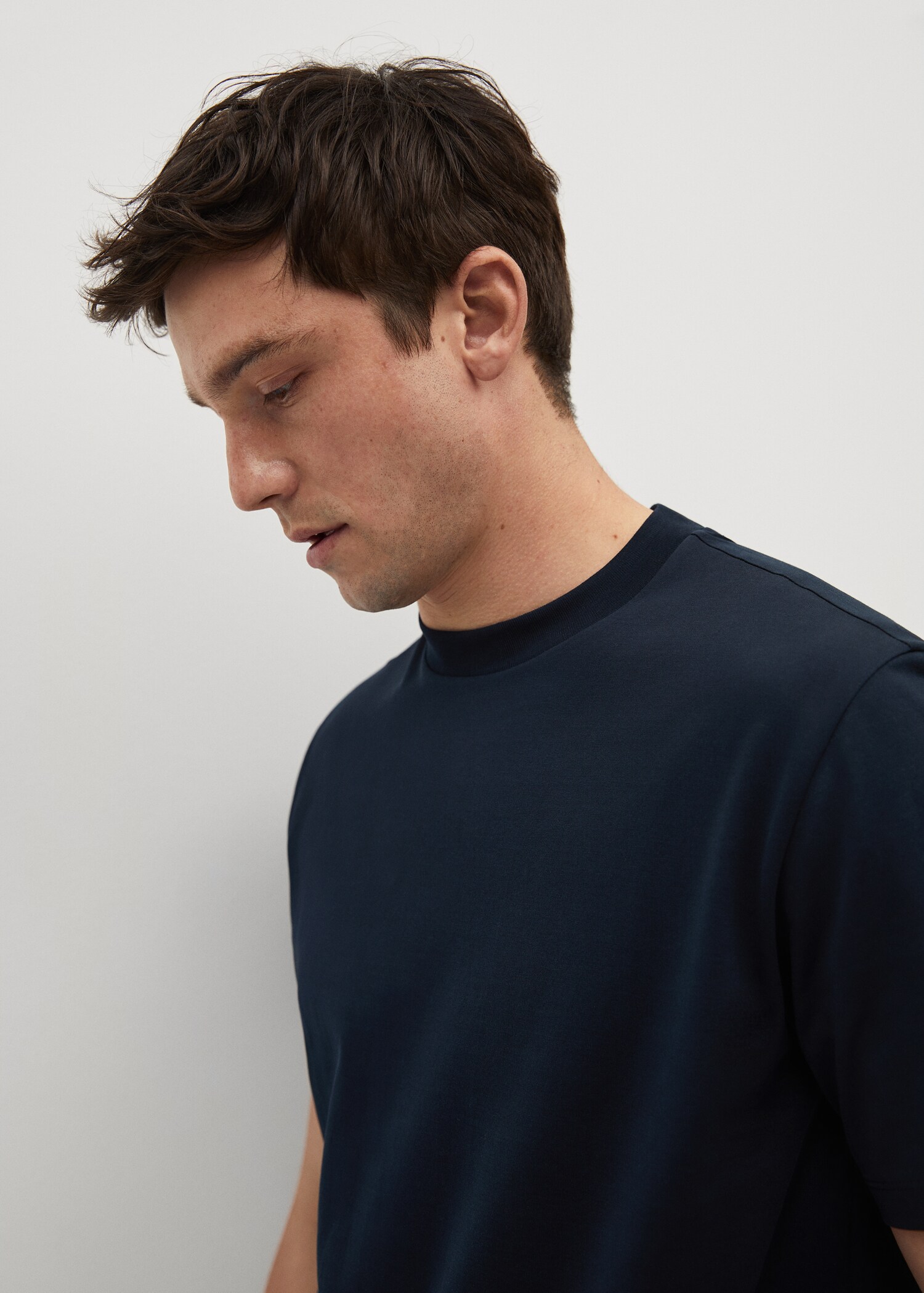 Camiseta regular fit mercerizada - Detalle del artículo 2