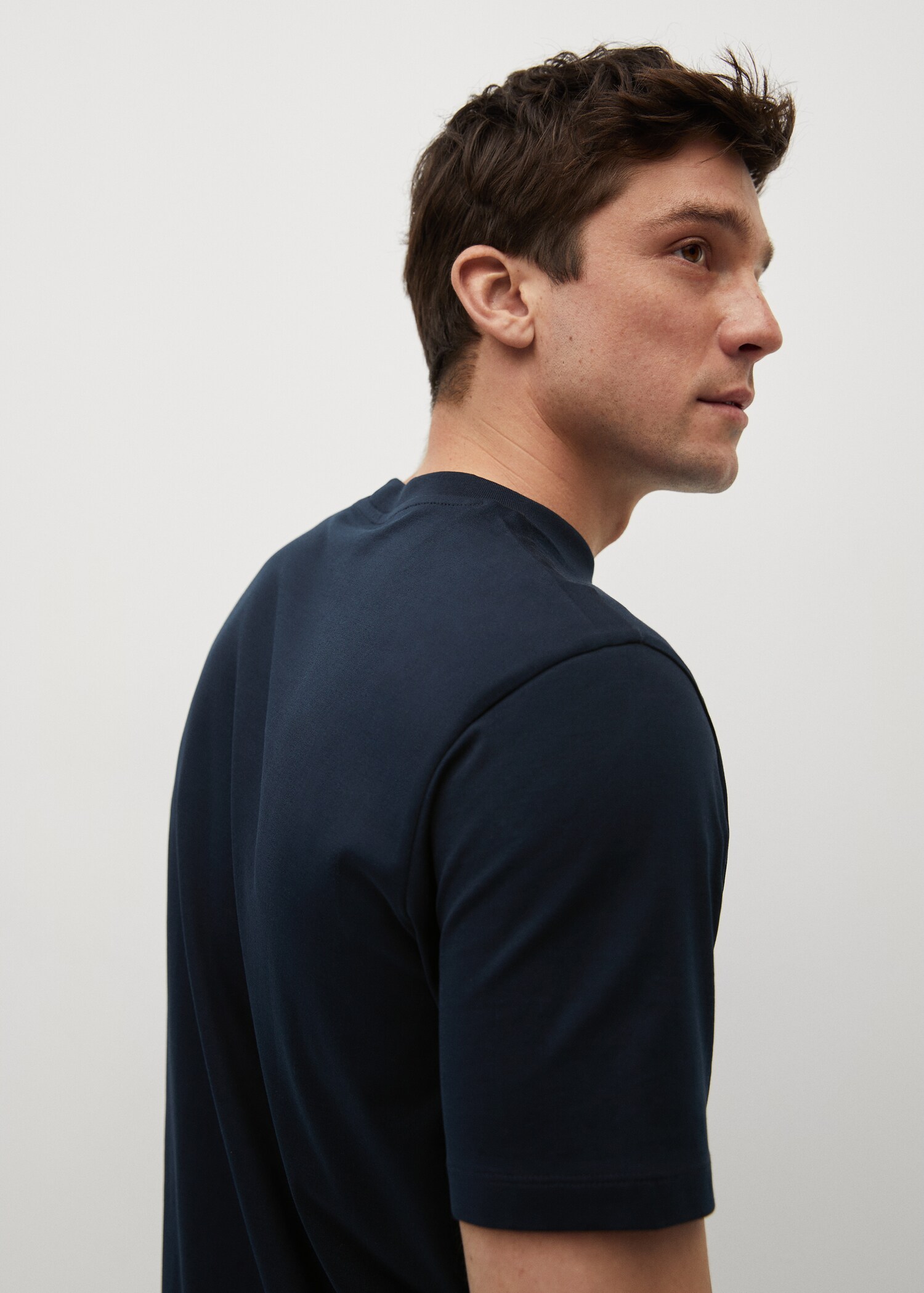 Camiseta regular fit mercerizada - Detalle del artículo 3