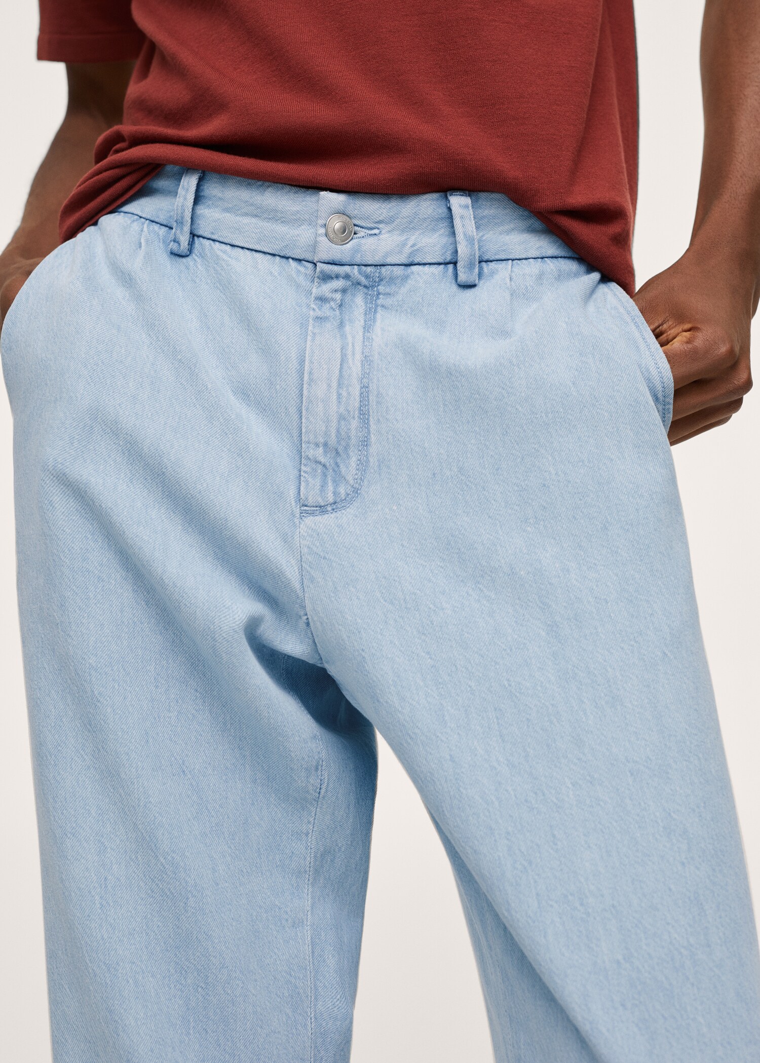 Jeans loose-fit lavado claro - Detalle del artículo 1