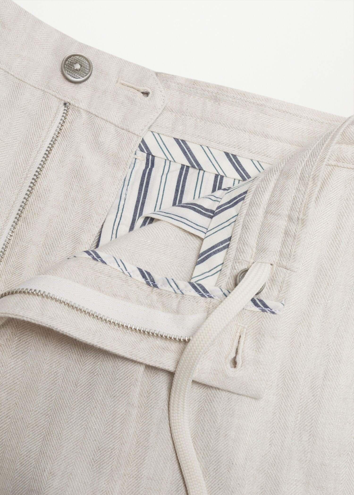 Pantalón pinzas lino - Detalle del artículo 8