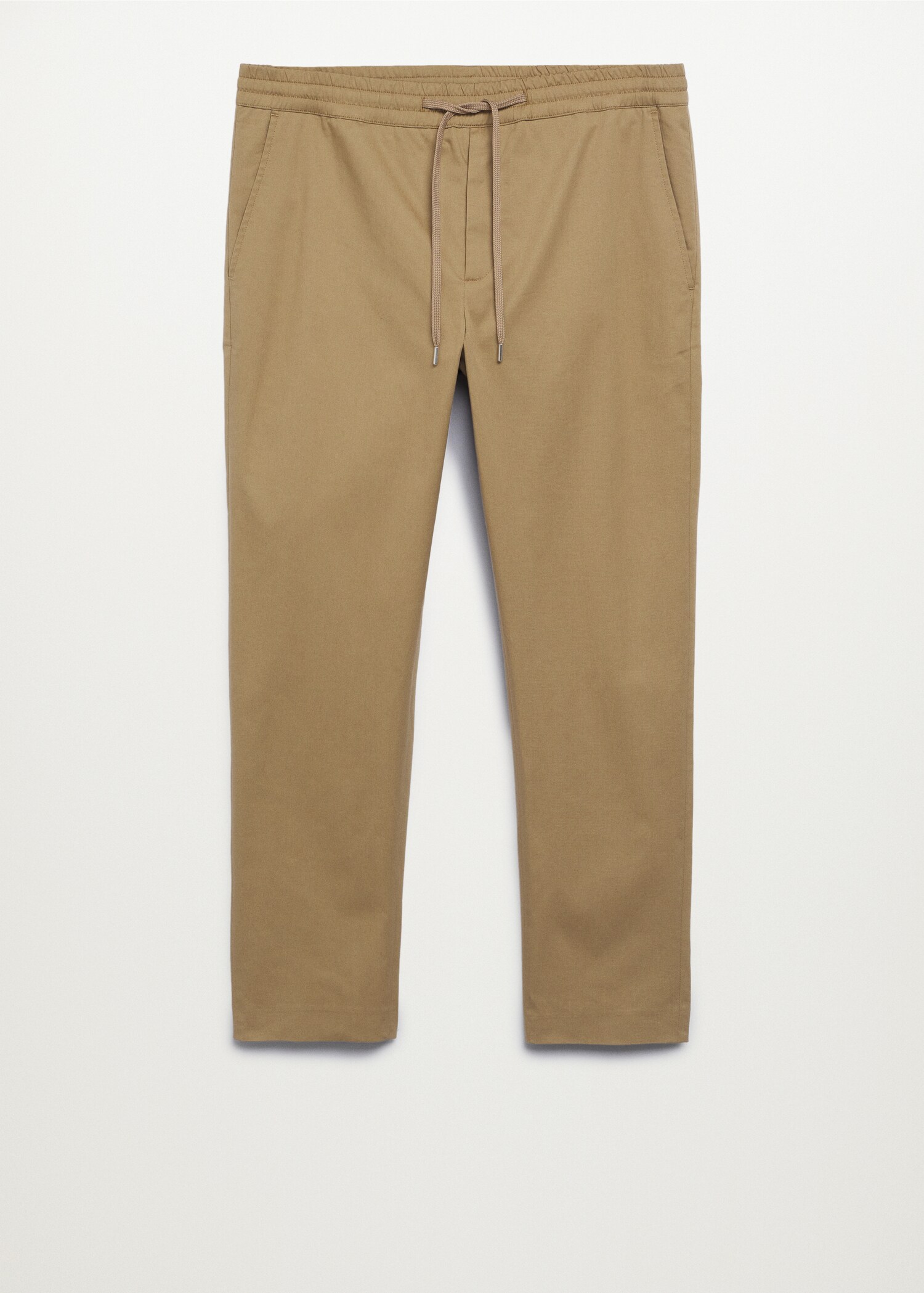 Bavlněné kalhoty regular fit cropped - Zboží bez modelu