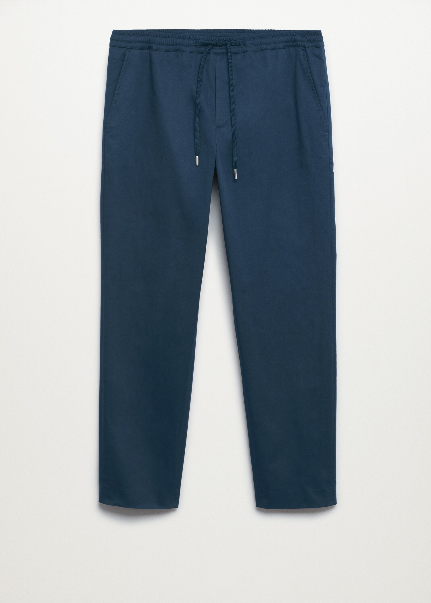 Bavlněné kalhoty regular fit cropped - Zboží bez modelu