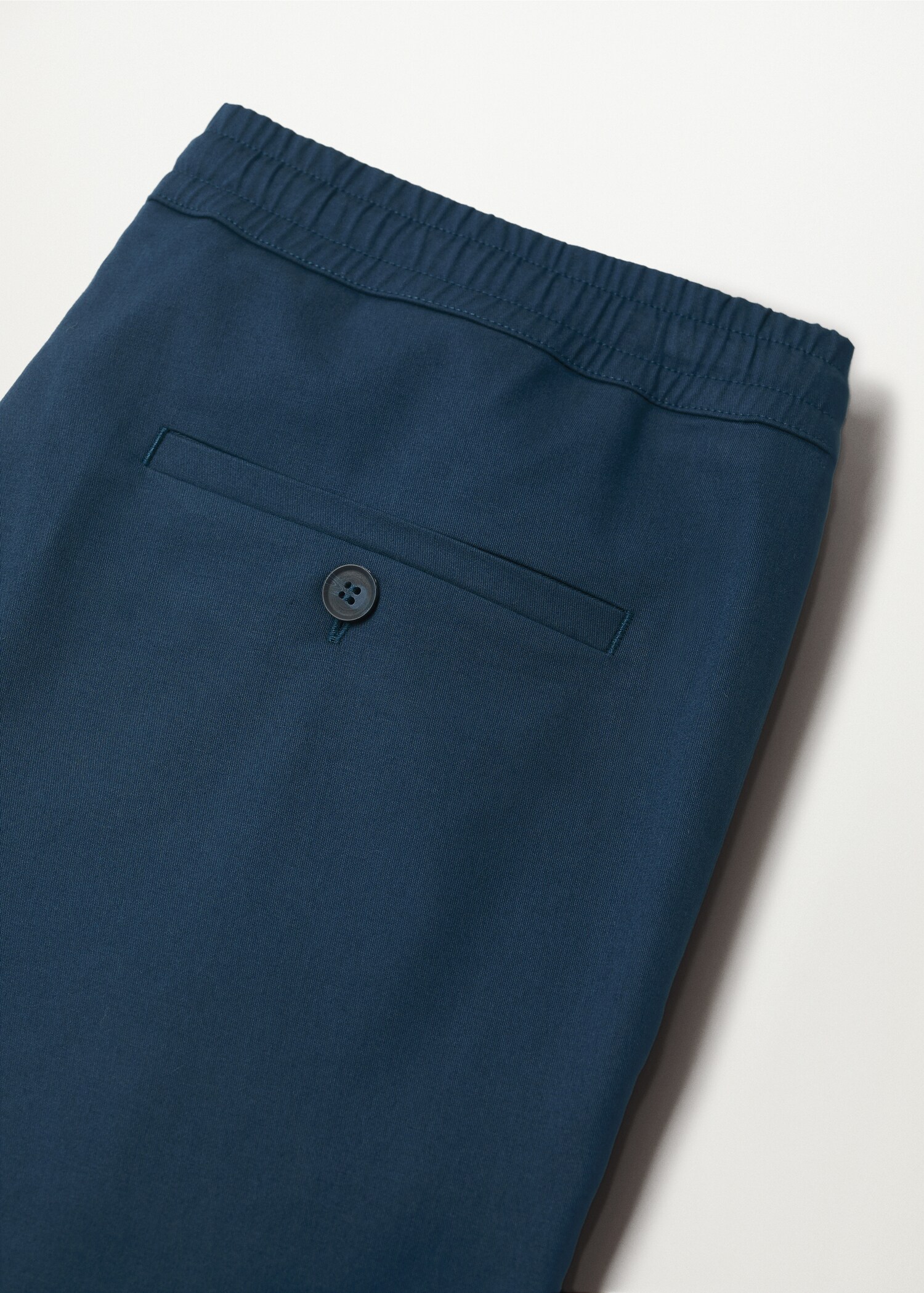 Bavlněné kalhoty regular fit cropped - Detail zboží 8
