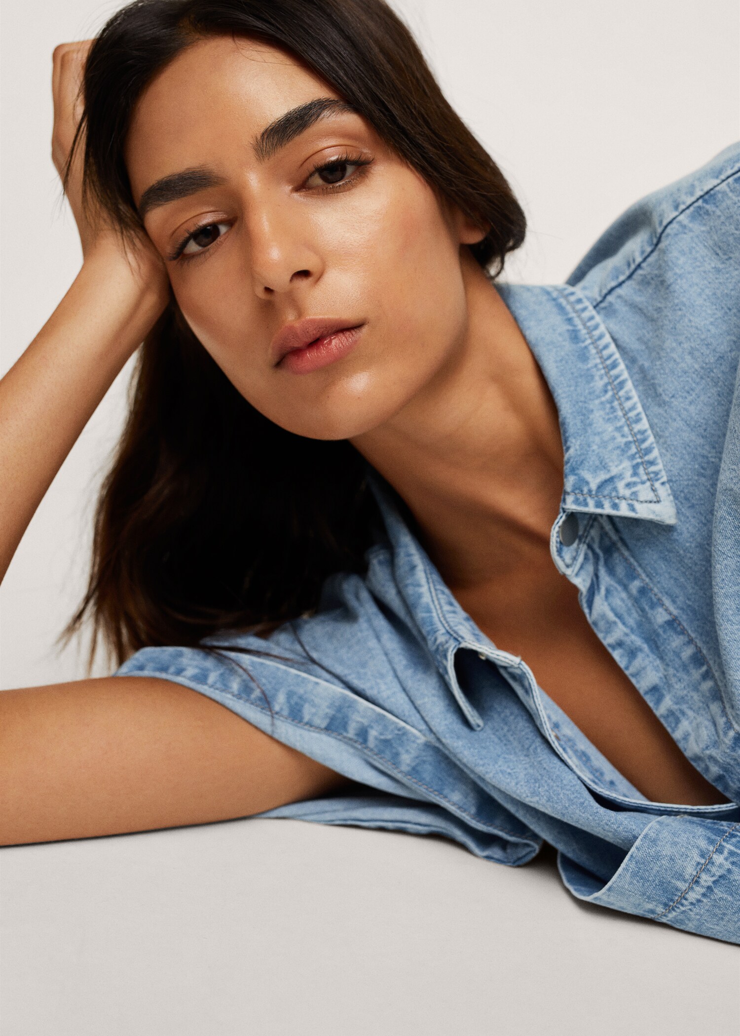 Bavlněný overal denim - Detail zboží 1