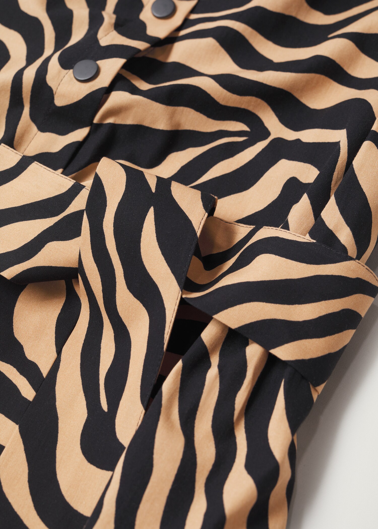 Vestido camisero estampado - Detalle del artículo 8