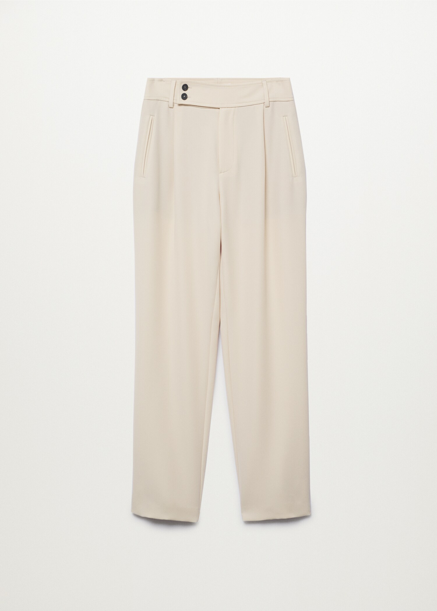 Pleated suit pants - Article without model