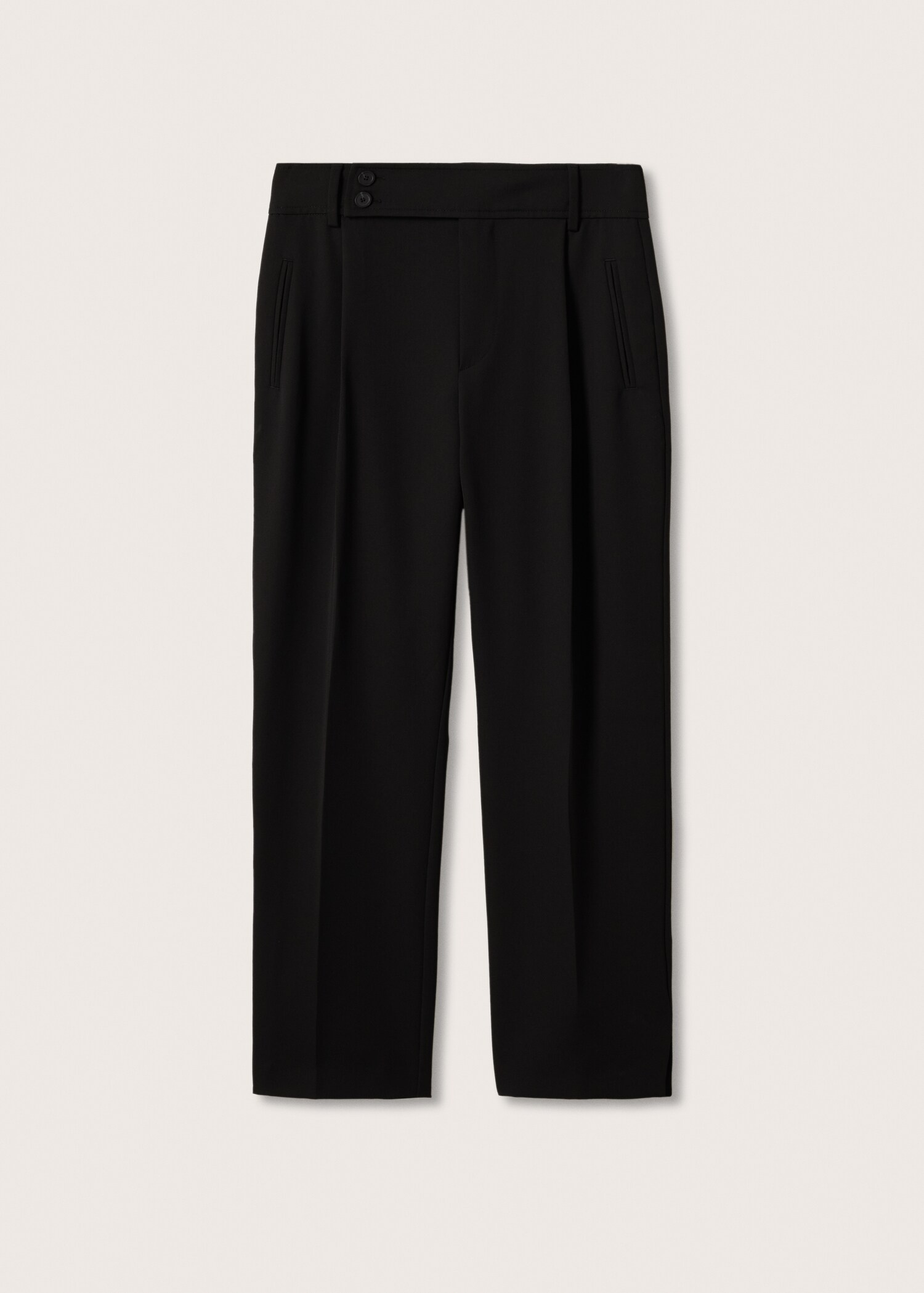 Pleated suit pants - Article without model