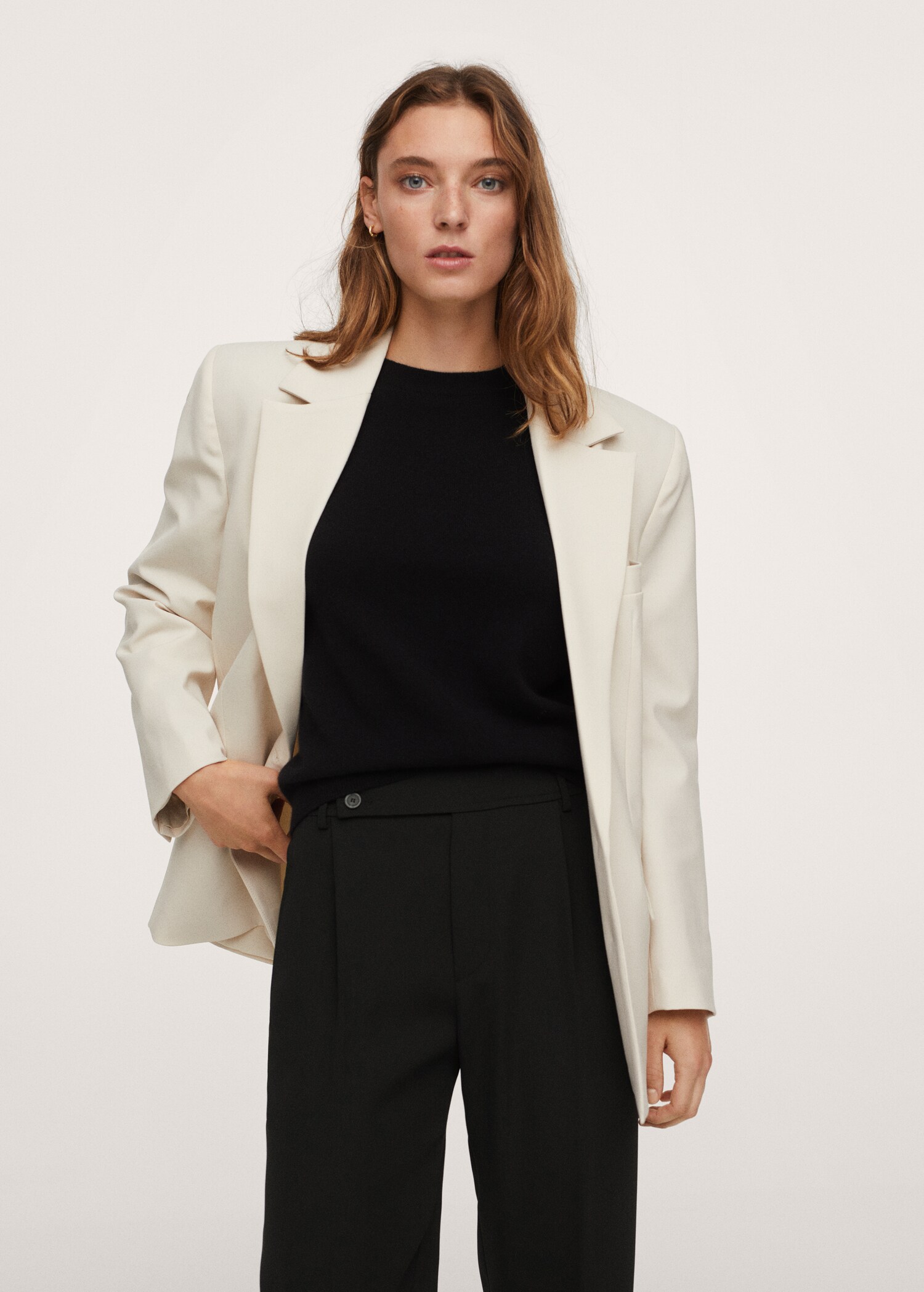 Pleated suit pants - Details of the article 1