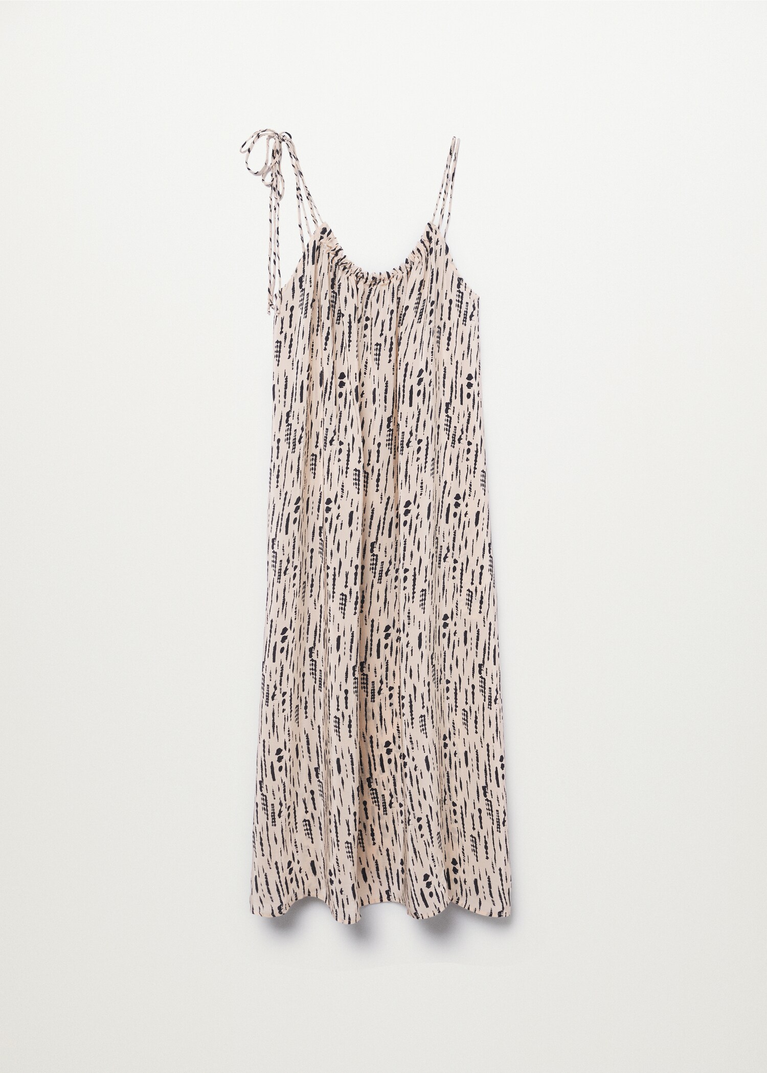 Vestido fruncido tirantes - Artículo sin modelo