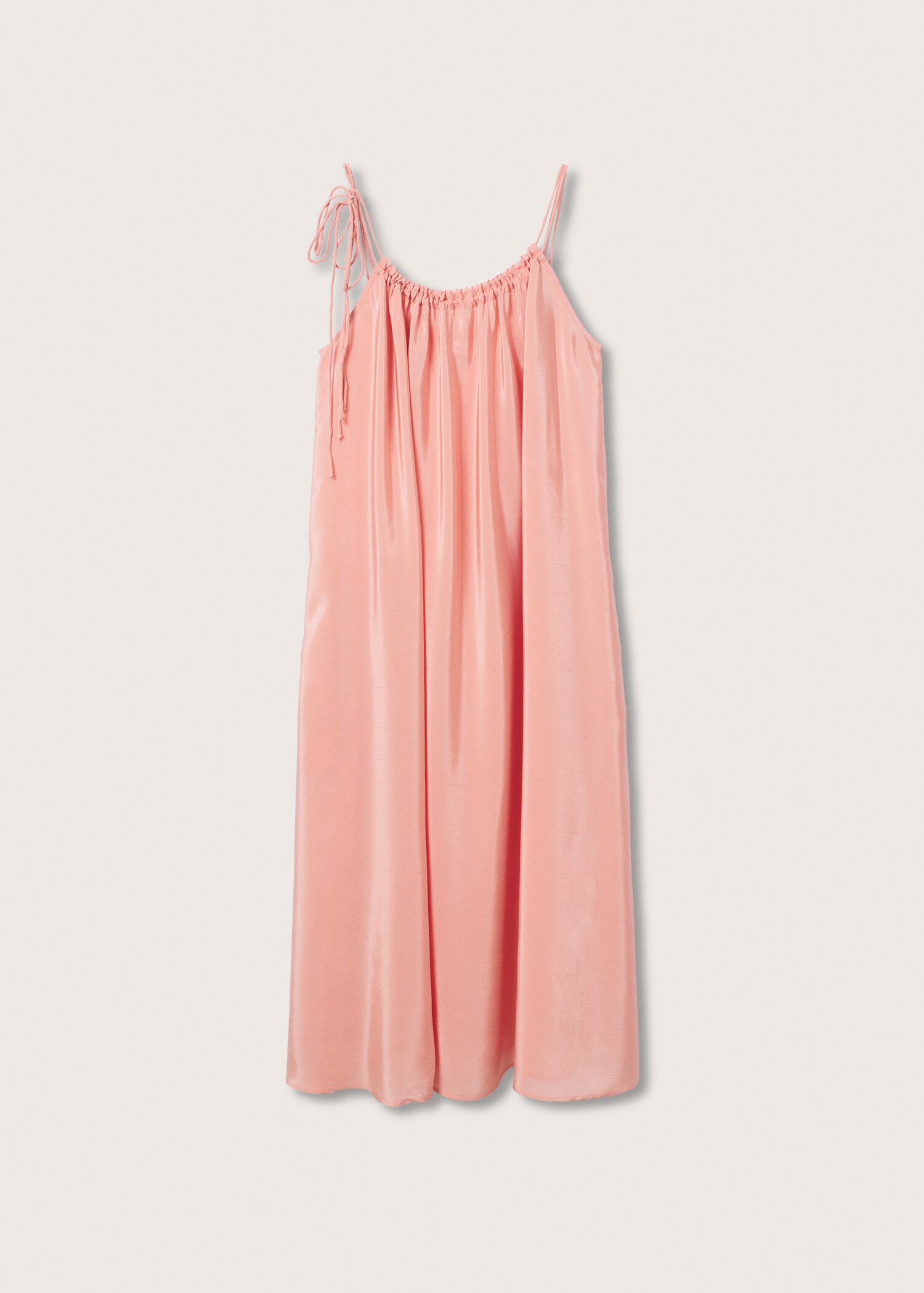 Vestido fruncido tirantes - Artículo sin modelo