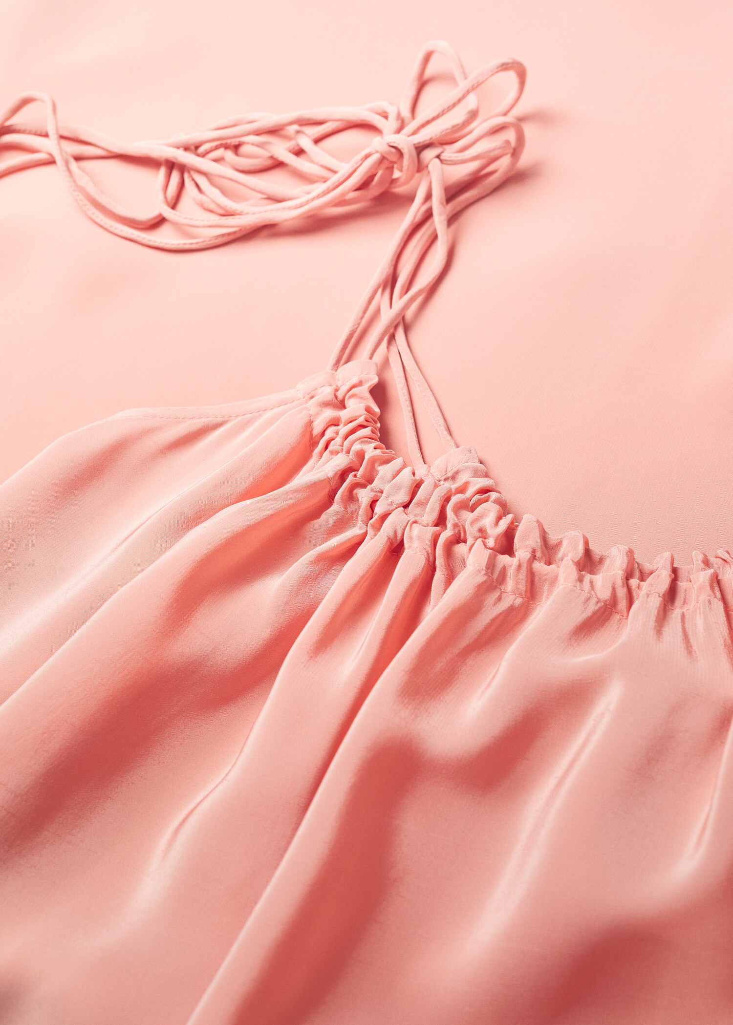 Vestido fruncido tirantes - Detalle del artículo 8