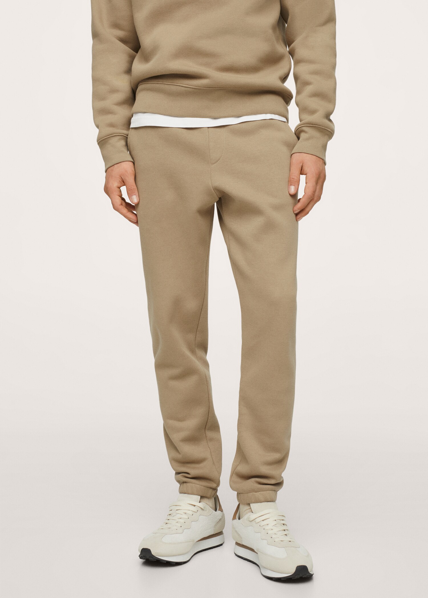 Pantalón jogger algodón sostenible - Plano medio