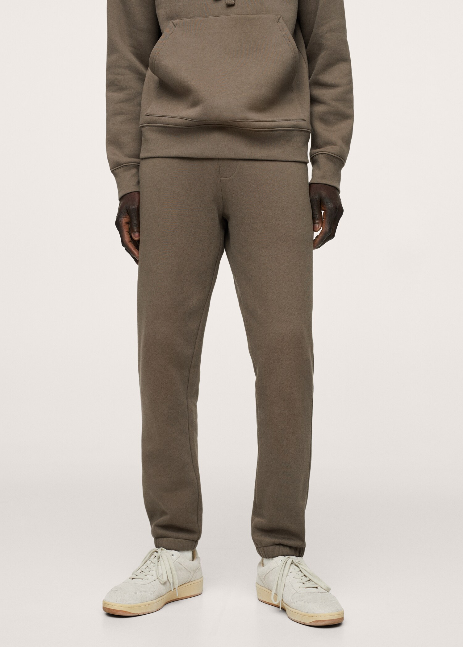 Pantalón jogger algodón sostenible - Plano medio