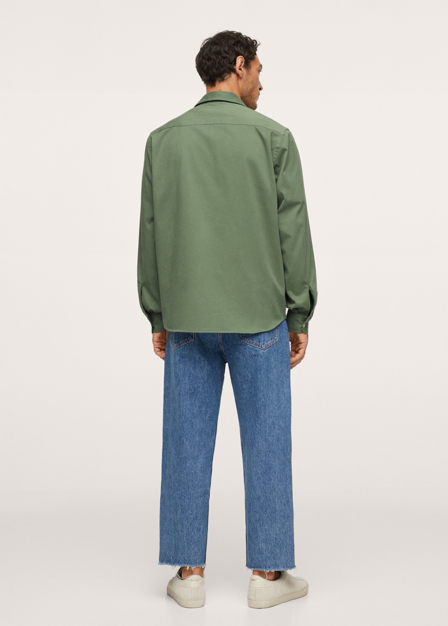 Sobrecamisa algodón bolsillos - Reverso del artículo
