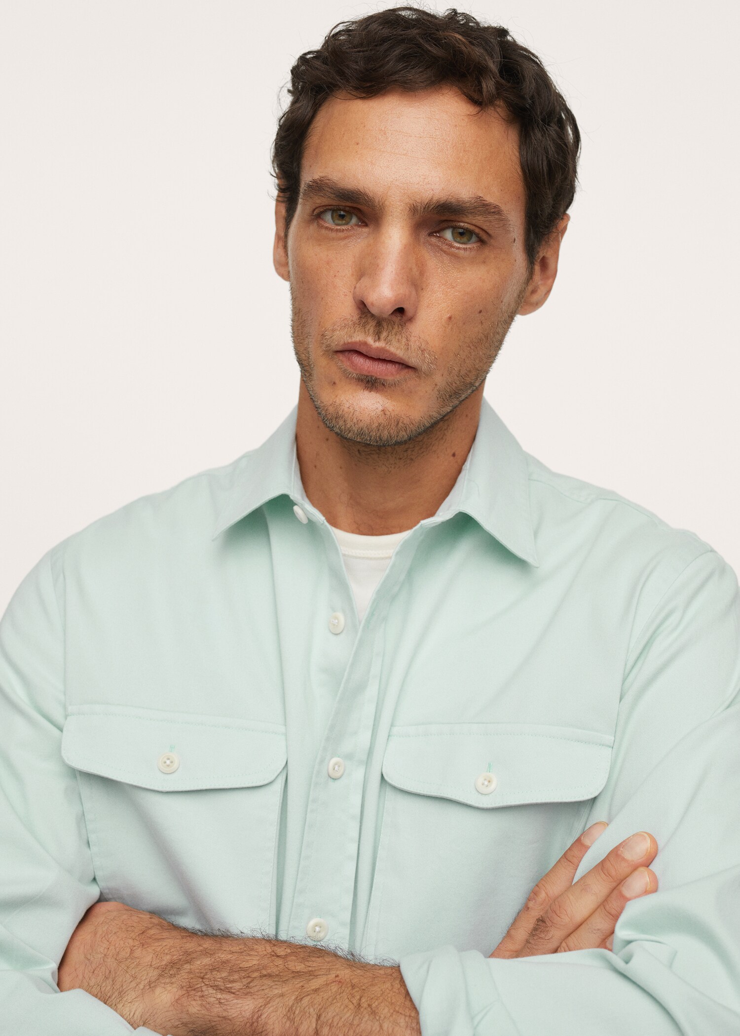 Sobrecamisa algodón bolsillos - Detalle del artículo 2