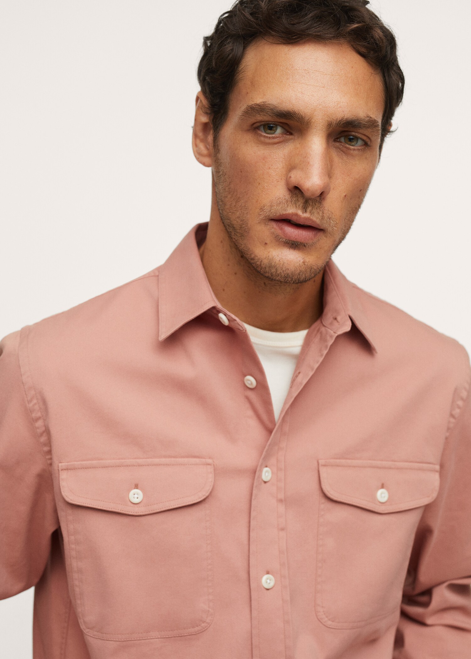 Sobrecamisa algodón bolsillos - Detalle del artículo 1